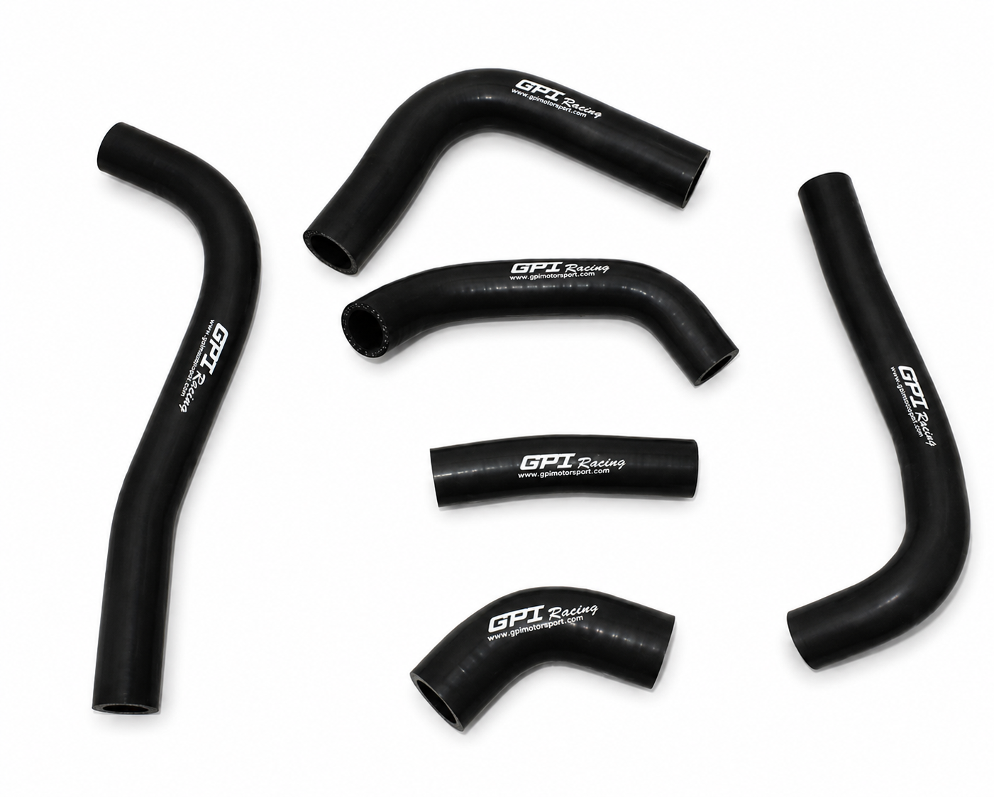 RADIATOR HOSE KIT 6pcs BLACK 02-04 HONDA CRF450R SILICONE 19064-MEB-670 image 1