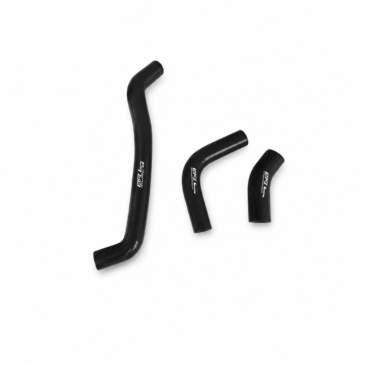 RADIATOR HOSE KIT 3pcs BLACK 00-16 SUZUKI DRZ400 SILICONE 17853-29F10 image 1