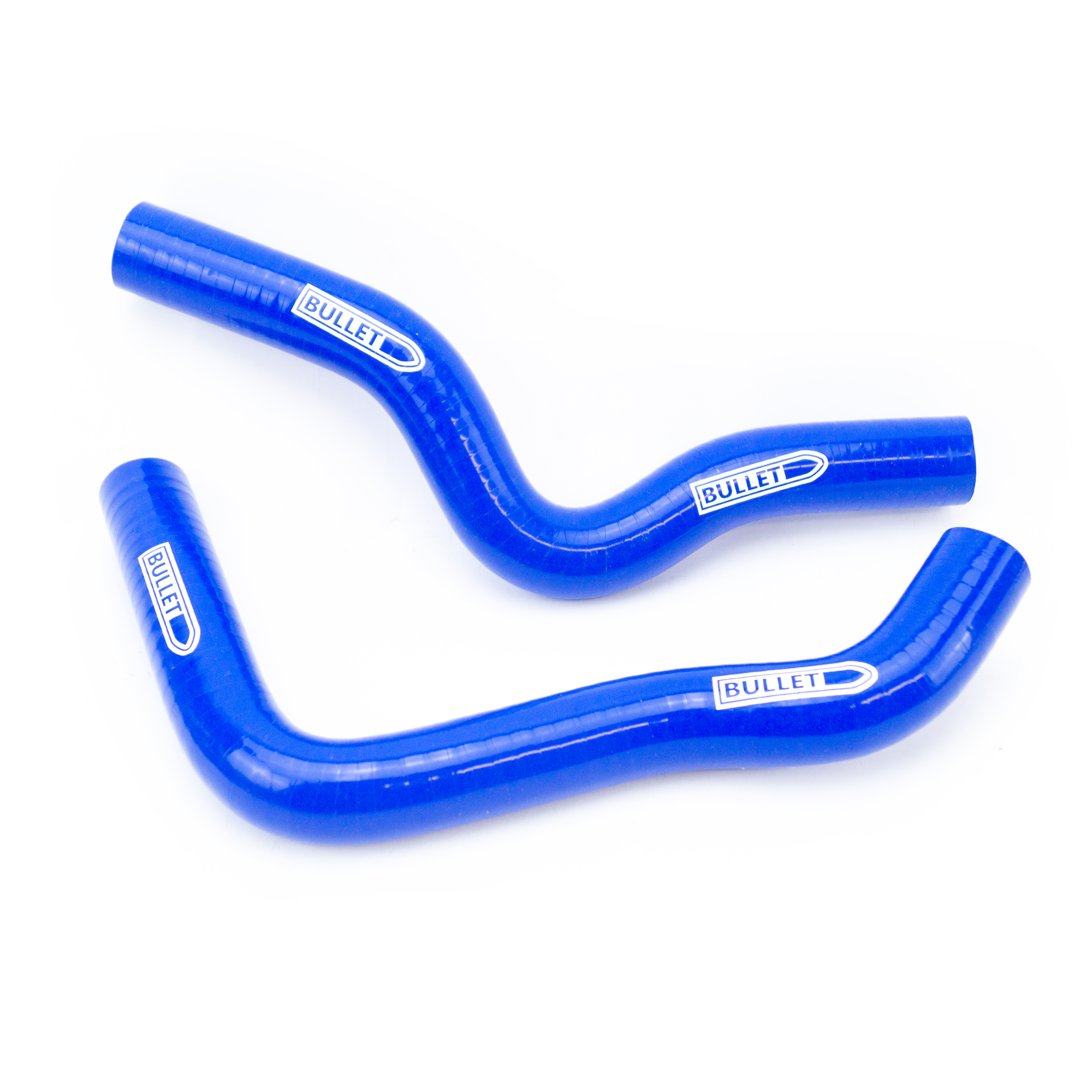 HOSE KIT 2pcs 00-12 RM85 BLUE, SILICONE RADIATOR SUZUKI image 1