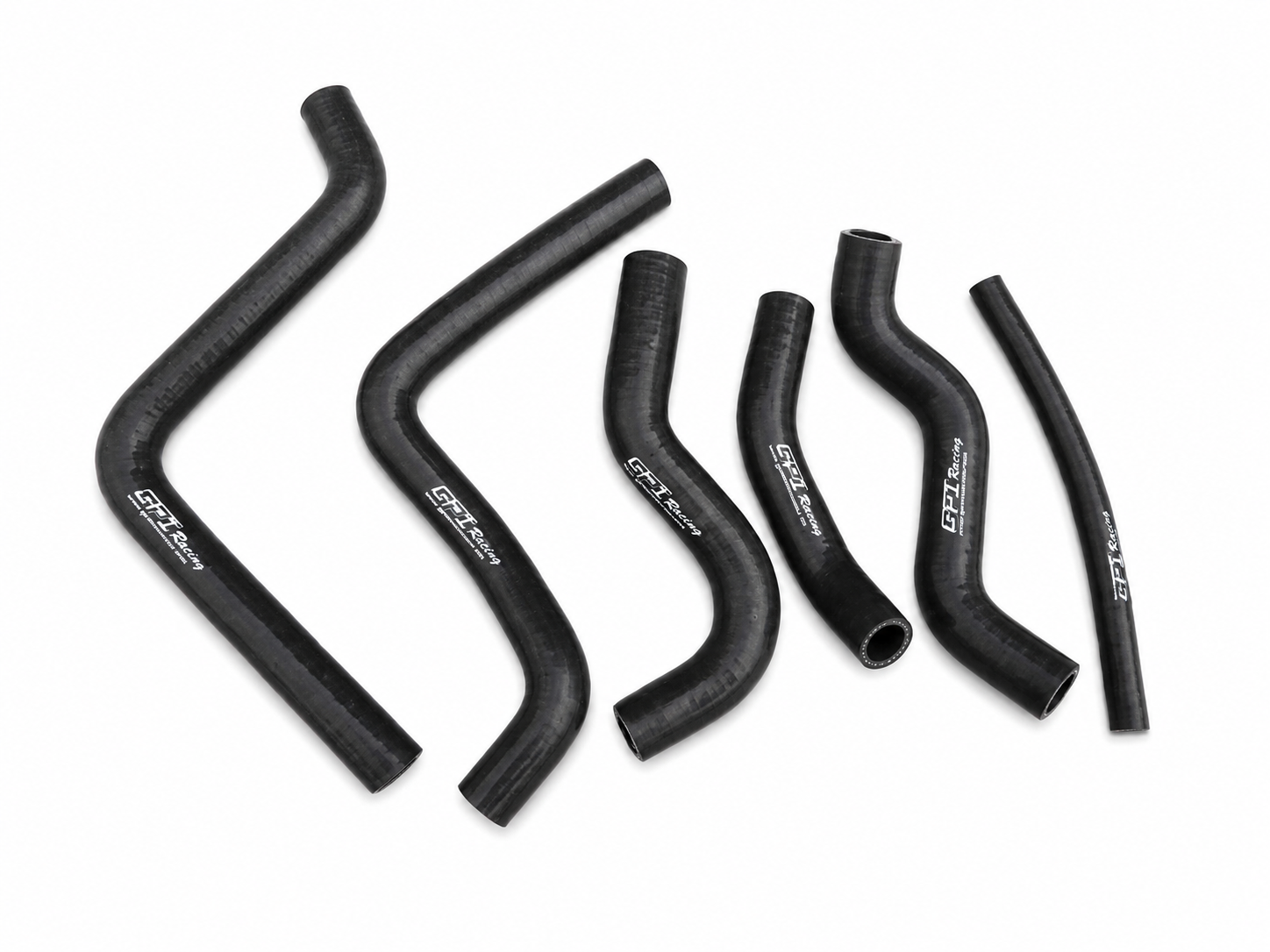 RADIATOR HOSE KIT 6pcs BLACK 00-02 HONDA CR125 SILICONE 19061-KSR-J00 image 1