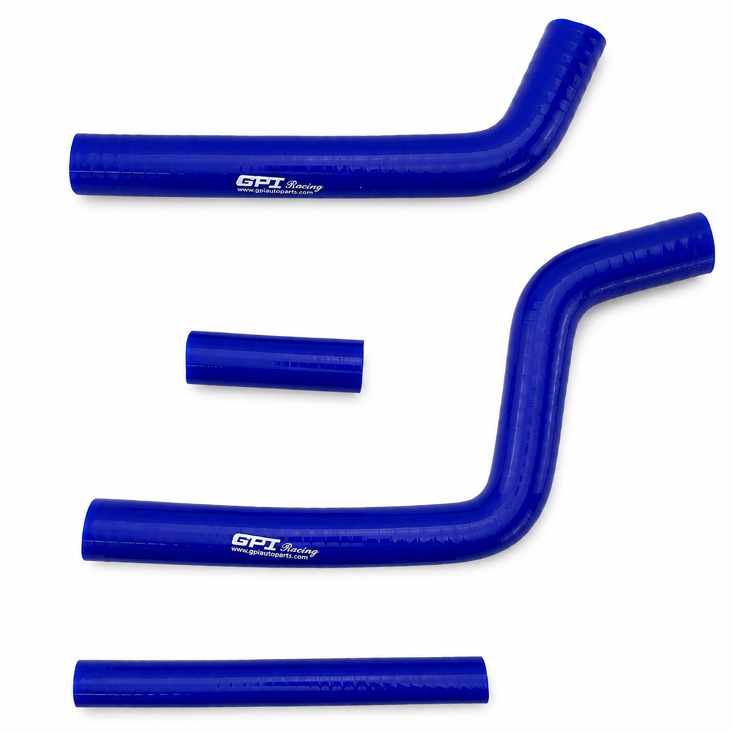 RADIATOR HOSE KIT4pcs BLUE 96-01 YAMAHA YZ125 SILICONE 5MV-12481-00-00 image 1