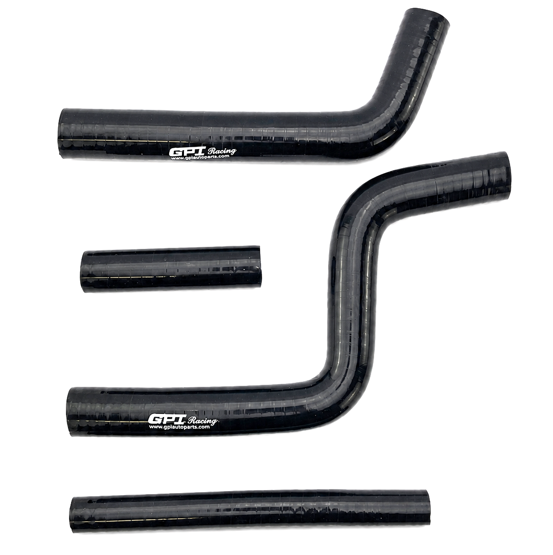RADIATOR HOSE KIT4pcs BLACK 96-01 YAMAHA YZ125  SILICONE  91A20-05080-00 image 1