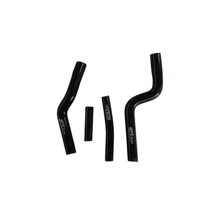 RADIATOR HOSE KIT 4pcs BLACK 02-08 YAMAHA YZF250 01-05 YAMAHA WRF250 SILICONE 5XC-12576-90-00 image 1