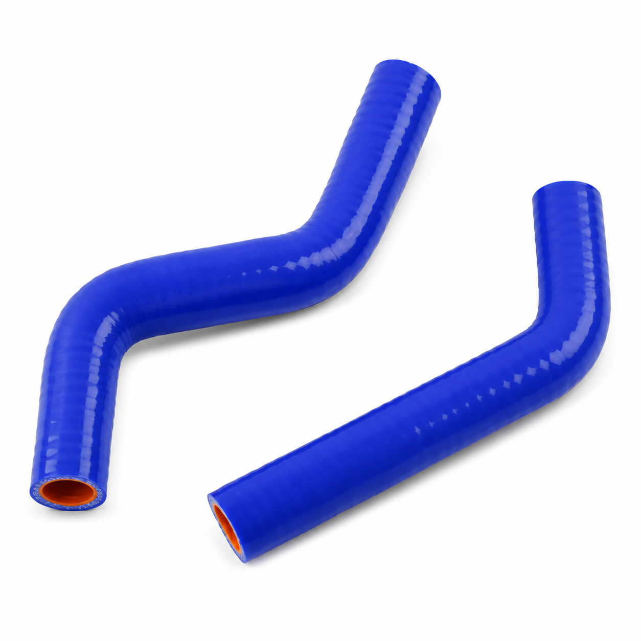 RADIATOR HOSE KIT 2pcs BLUE 09-13 YAMAHA YFZ450R 10-11 YAMAHA YFZ450X SILICONE 18P-12576-00-00 image 1