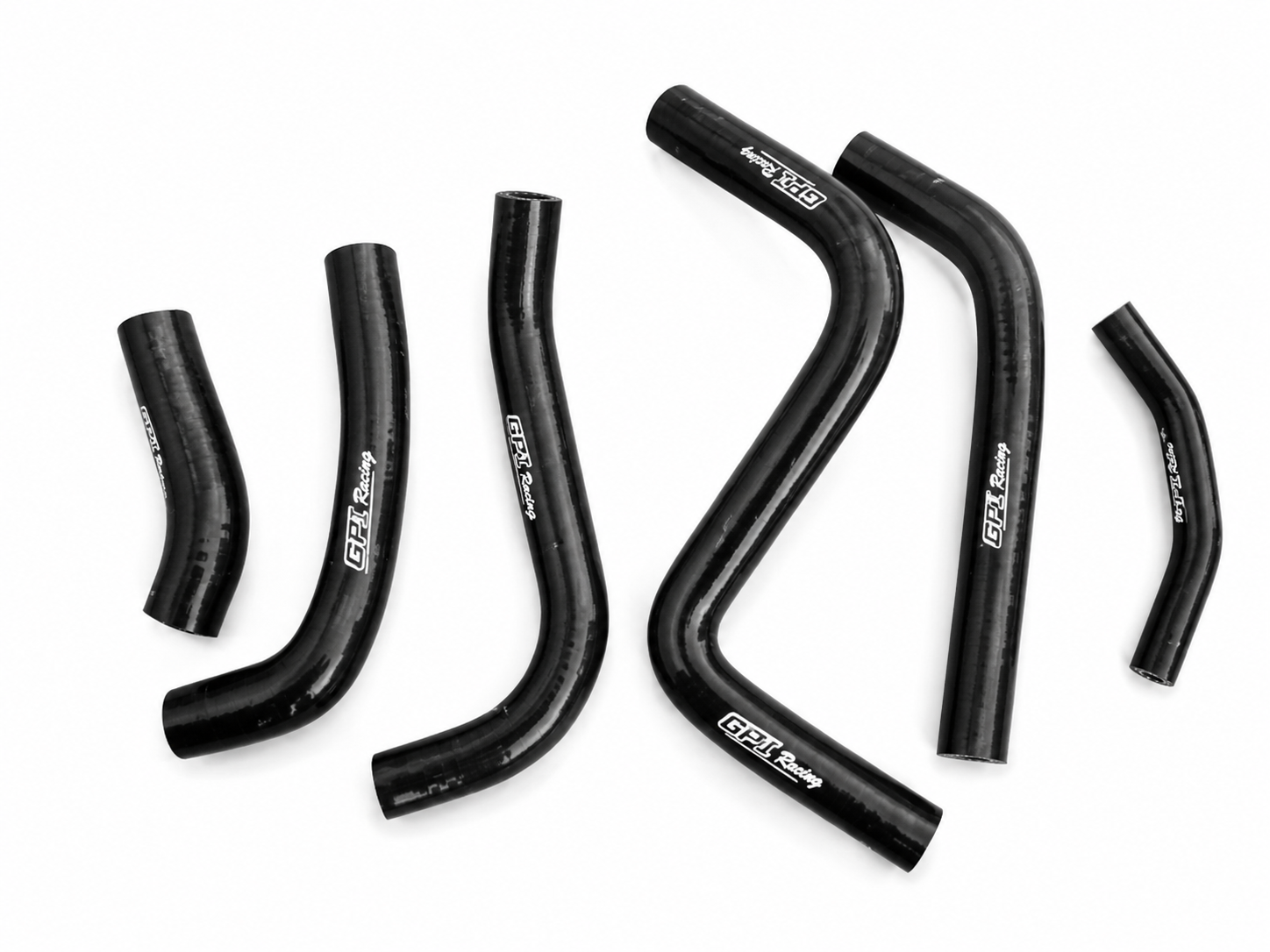 RADIATOR HOSE KIT 6pcs BLACK 13-19 SUZUKI RMZ250 RM-Z250 SILICONE 17851-49H10 image 1