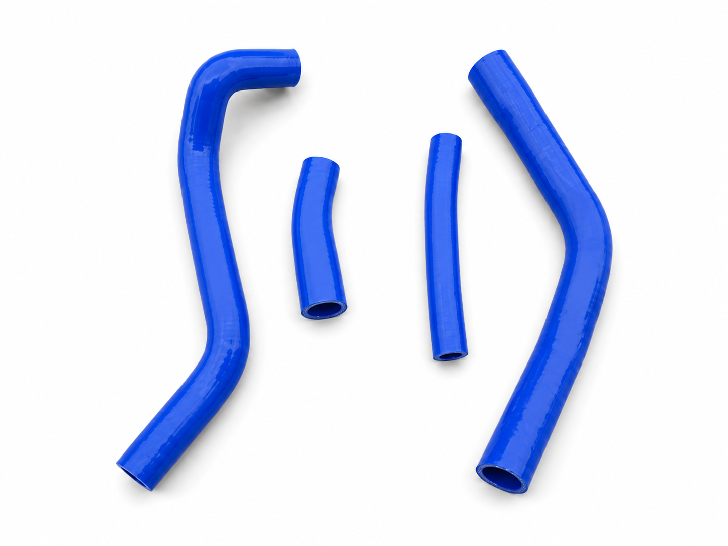 RADIATOR HOSE KIT 4pcs BLUE 14-17 YAMAHA YZF450 SILICONE 1SL-12576-00-00 image 1