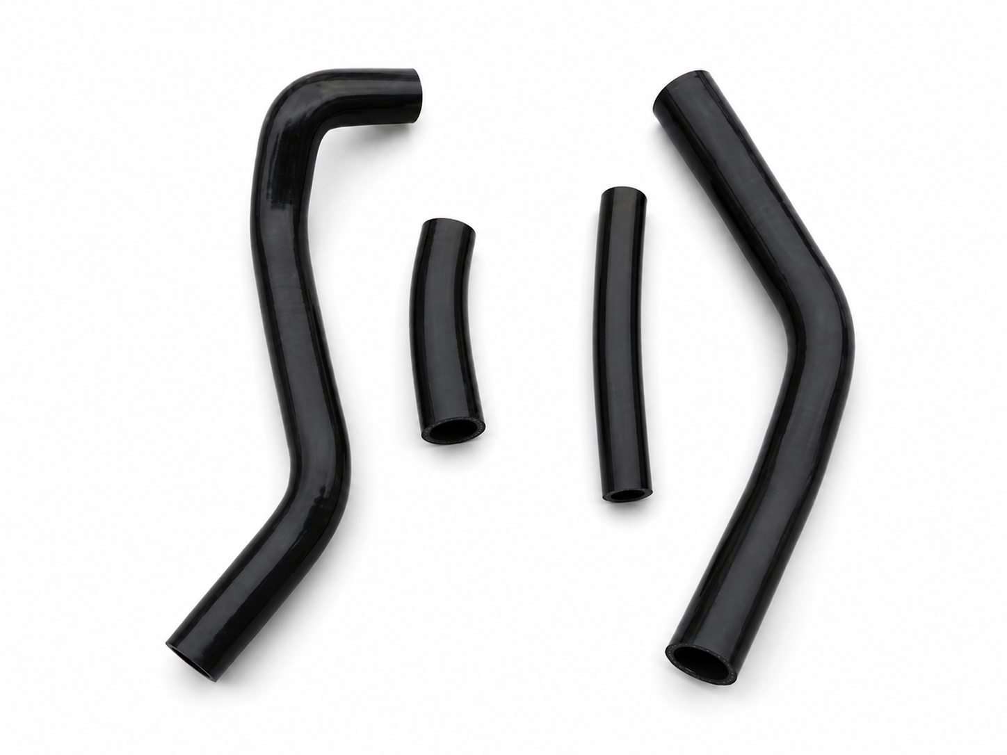 RADIATOR HOSE KIT 4pcs BLACK 14-17 YAMAHA YZF450 SILICONE 1SL-12579-00-00 image 1