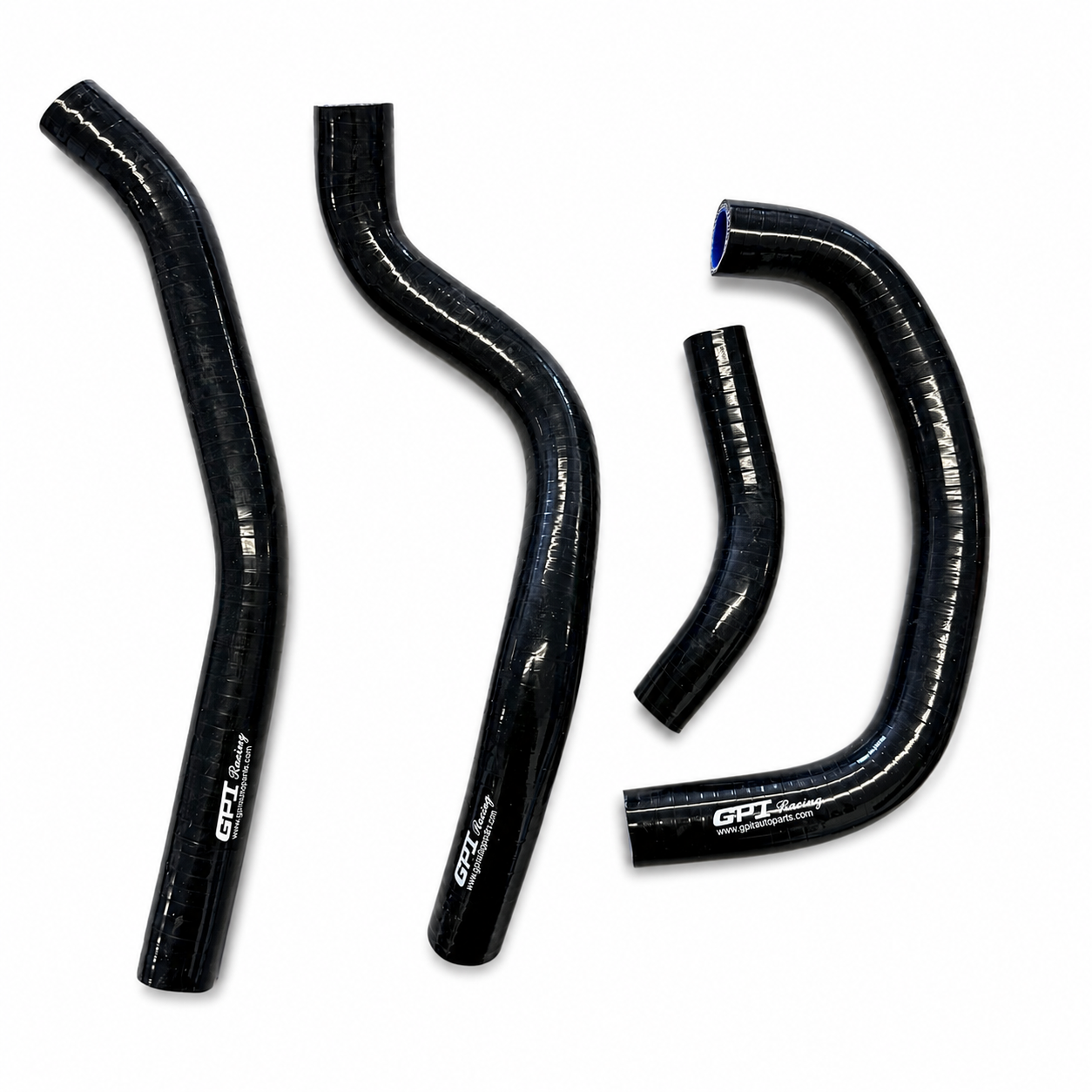 RADIATOR HOSE KIT 4pcs 18-20 HONDA CRF R 250 BLACK SILICONE 19061-K95-A20 image 1