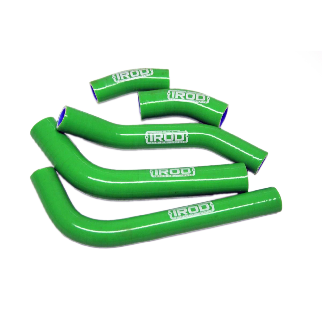 HOSE KIT 5pcs KX250F KXF250 2020 KAWASAKI , SILICONE RADIATOR GREEN 010132, IROD image 1