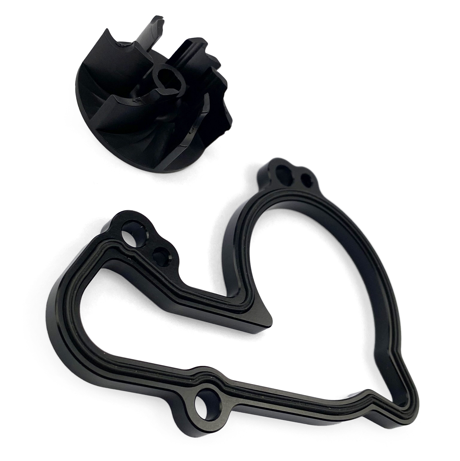 COOLER KIT KTM 250 SX-F 2013, MINO 16-2097-2 BLACK image 1