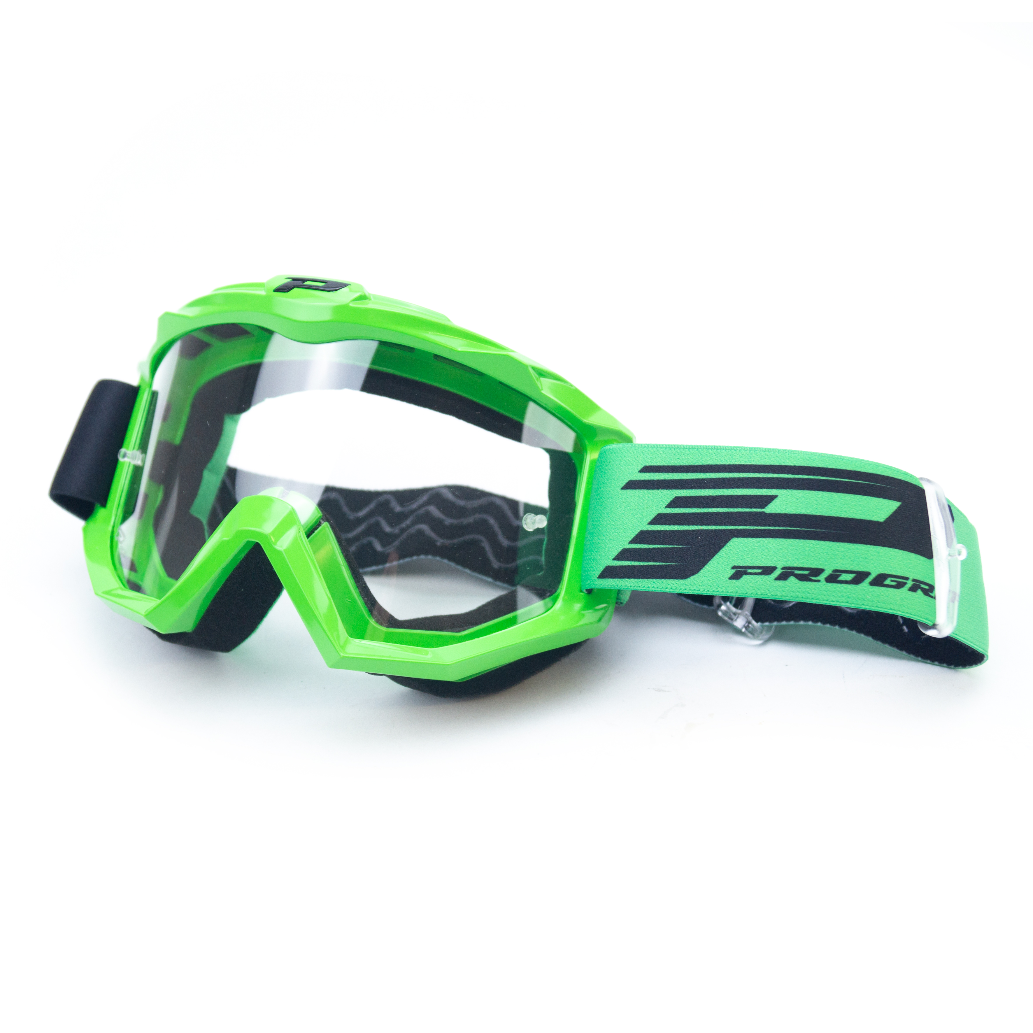 PROGRIP ATZAKI GOGGLE GREEN WITH CLEAR LENS, PG3201 GREEN image 1