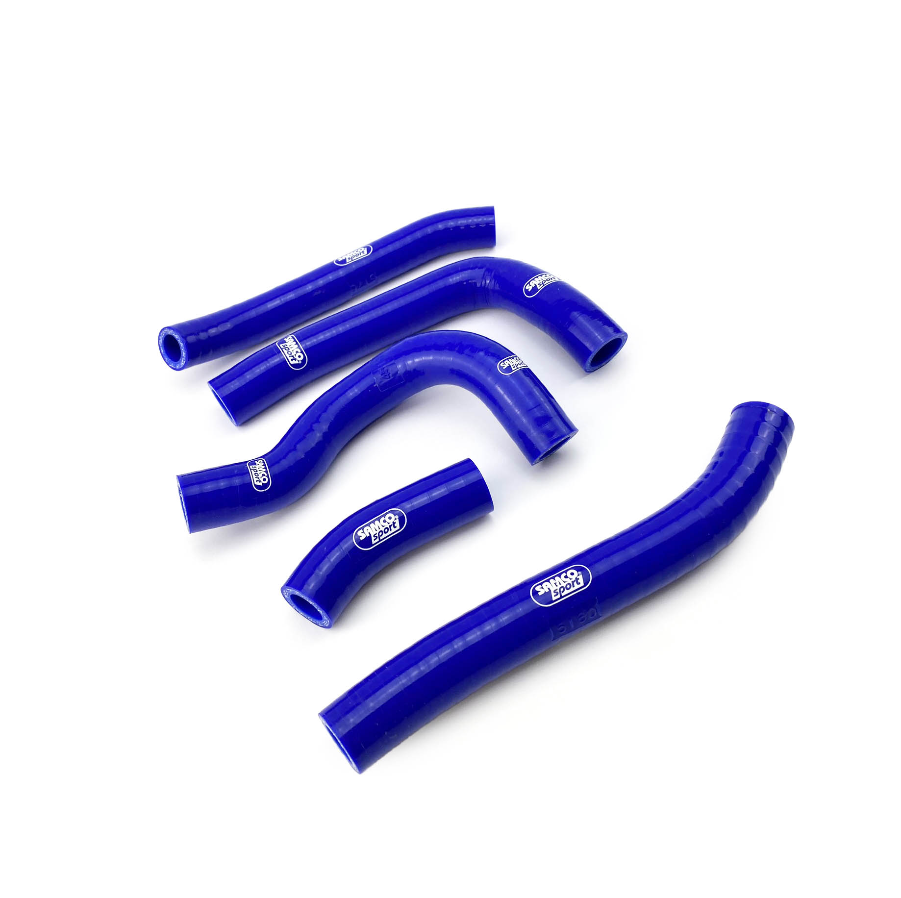 COOLANT HOSE 5 PIECE KIT BLUE 16-17 HONDA 250 CRF R OEM DESIGN SAMCO SPORT HON-104-BU image 1