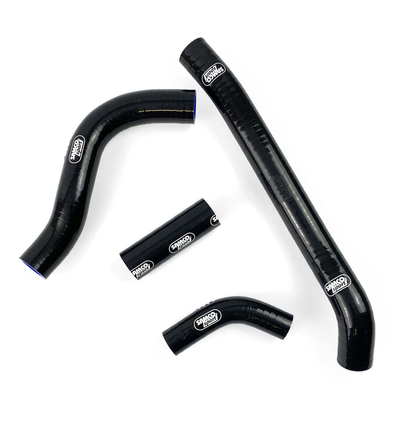 COOLANT HOSE 4 PIECE KIT BLACK 22-26 HONDA 250 CRF R RX SAMCO SPORT HON-126-BK thumbnail 3