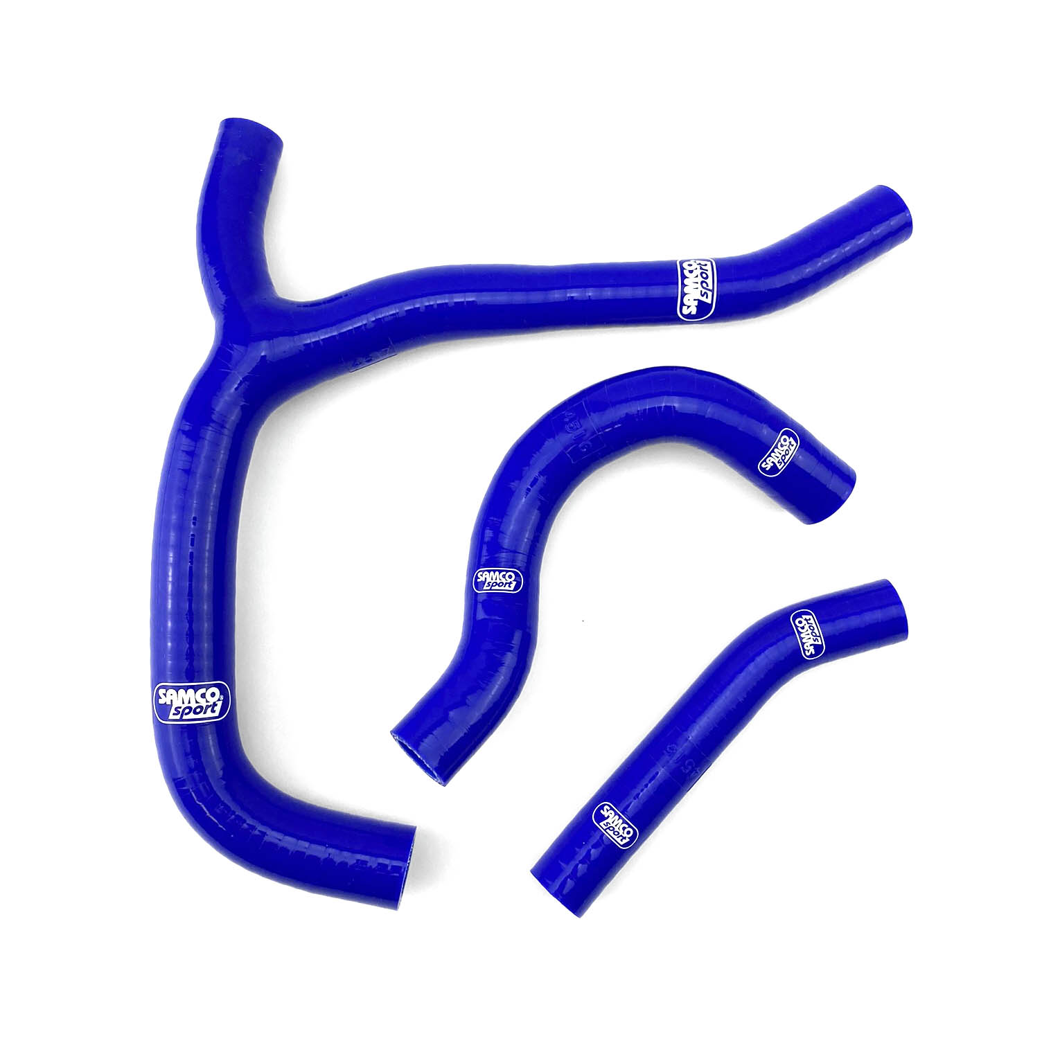 COOLANT HOSE 3 PIECE KIT BLUE 14-15 HONDA 250 CRF R SAMCO SPORT HON-87-BU thumbnail 2