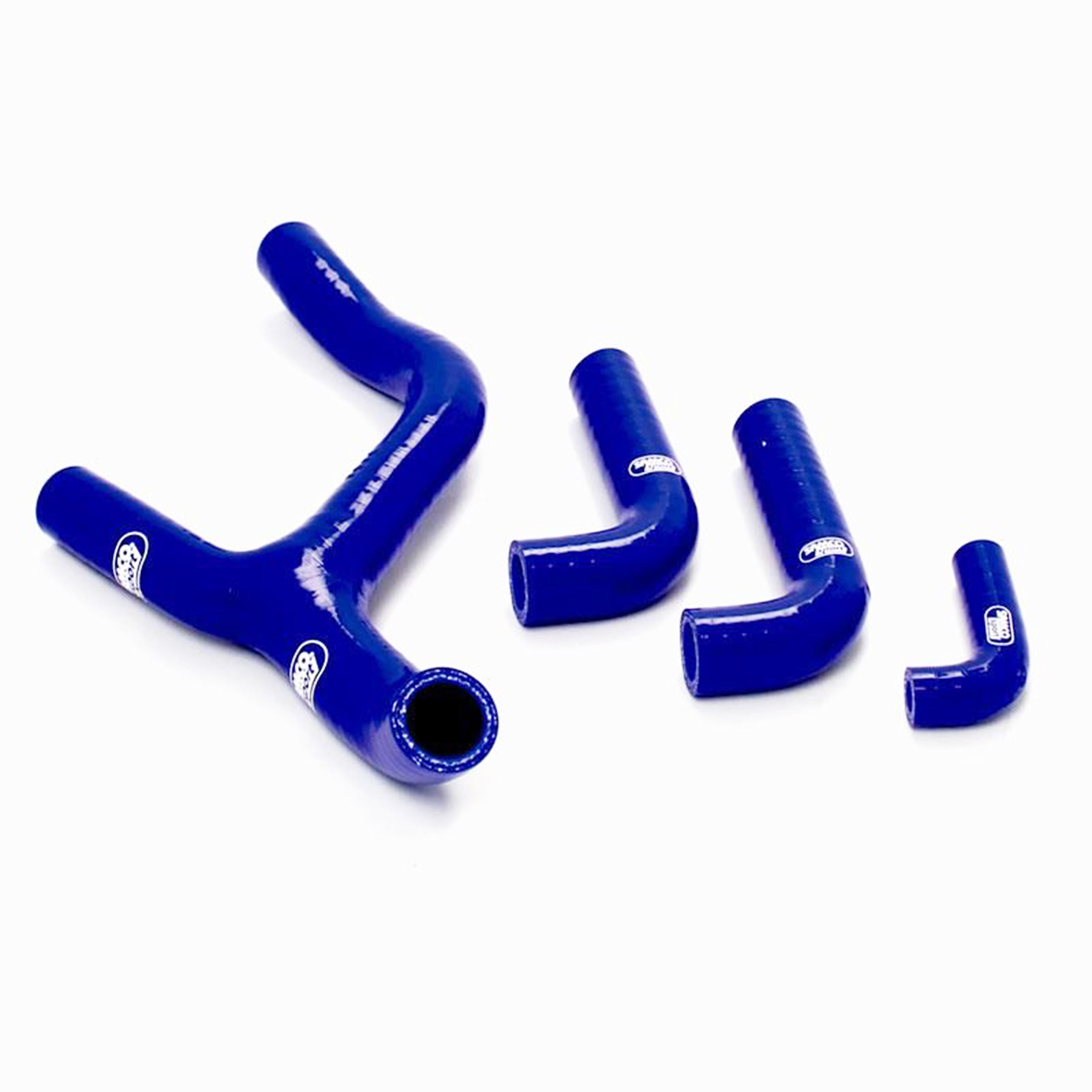 COOLANT HOSE 4 PIECE KIT BLUE 12-16 HUSQ KTM 250 350 FE EXC-F 'Y' DESIGN SAMCO KTM-53-BU image 1