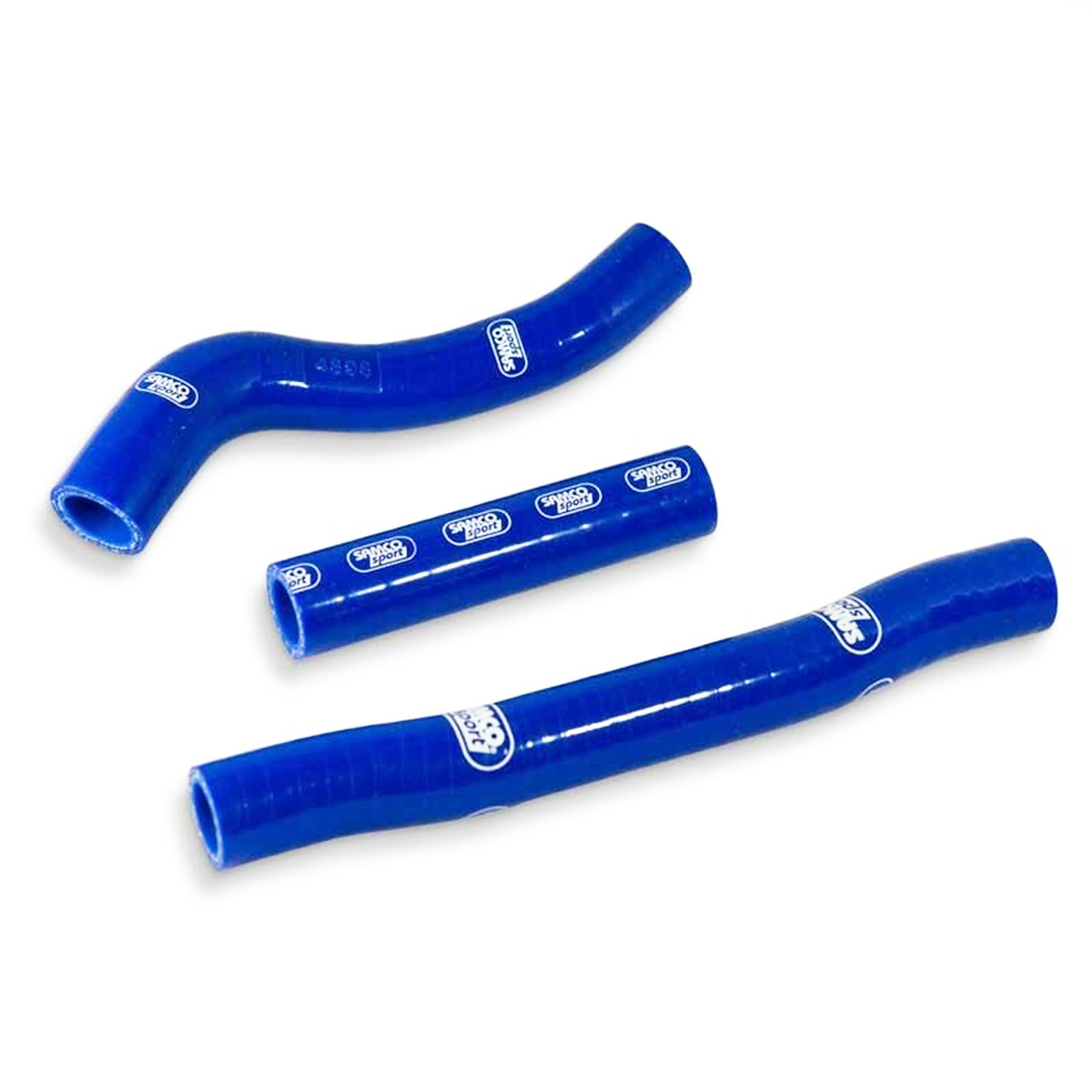COOLANT HOSE 3 PIECE KIT BLUE 16-19 HUSQ KTM 250 350 THERMOSTAT BYPASS SAMCO KTM-80-BU