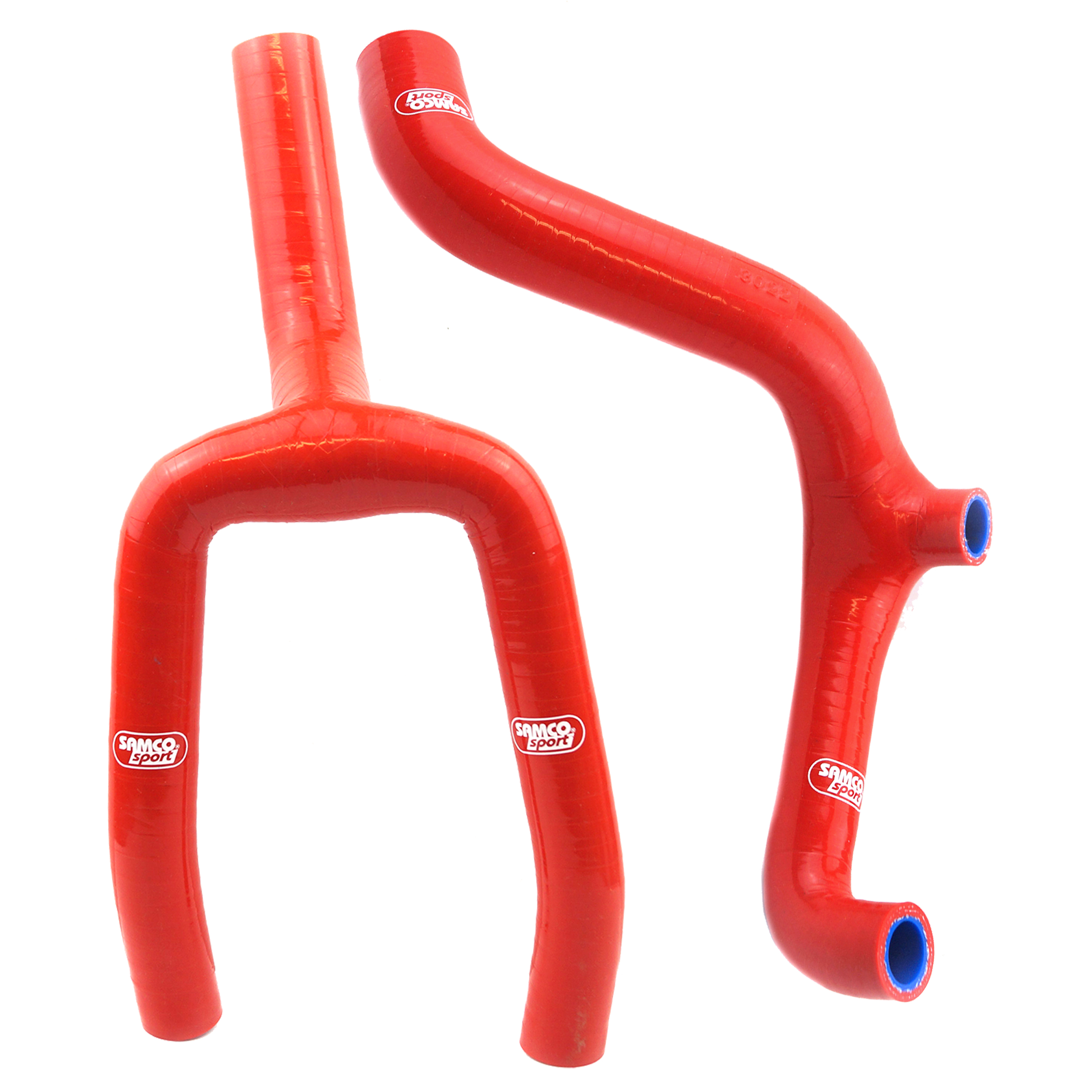 COOLANT HOSE 2 PIECE KIT RED 06-13 HUSQVARNA 125 CR WR 'Y' RACE DESIGN SAMCO HUS-5-RD image 1