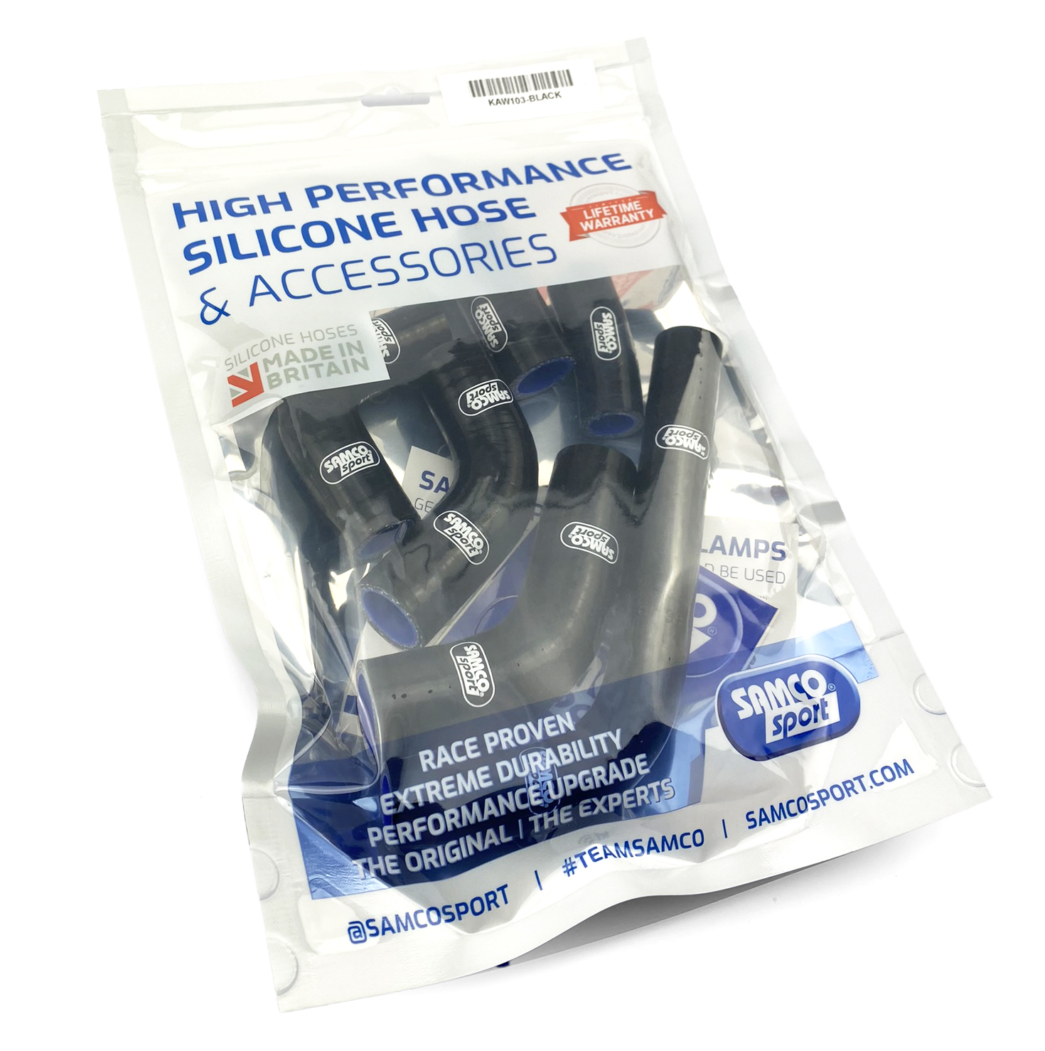 COOLANT HOSE 6 PIECE KIT BLACK 24-26 KAWASAKI 450 KX F OEM DESIGN SAMCO SPORT KAW-103-BK thumbnail 2