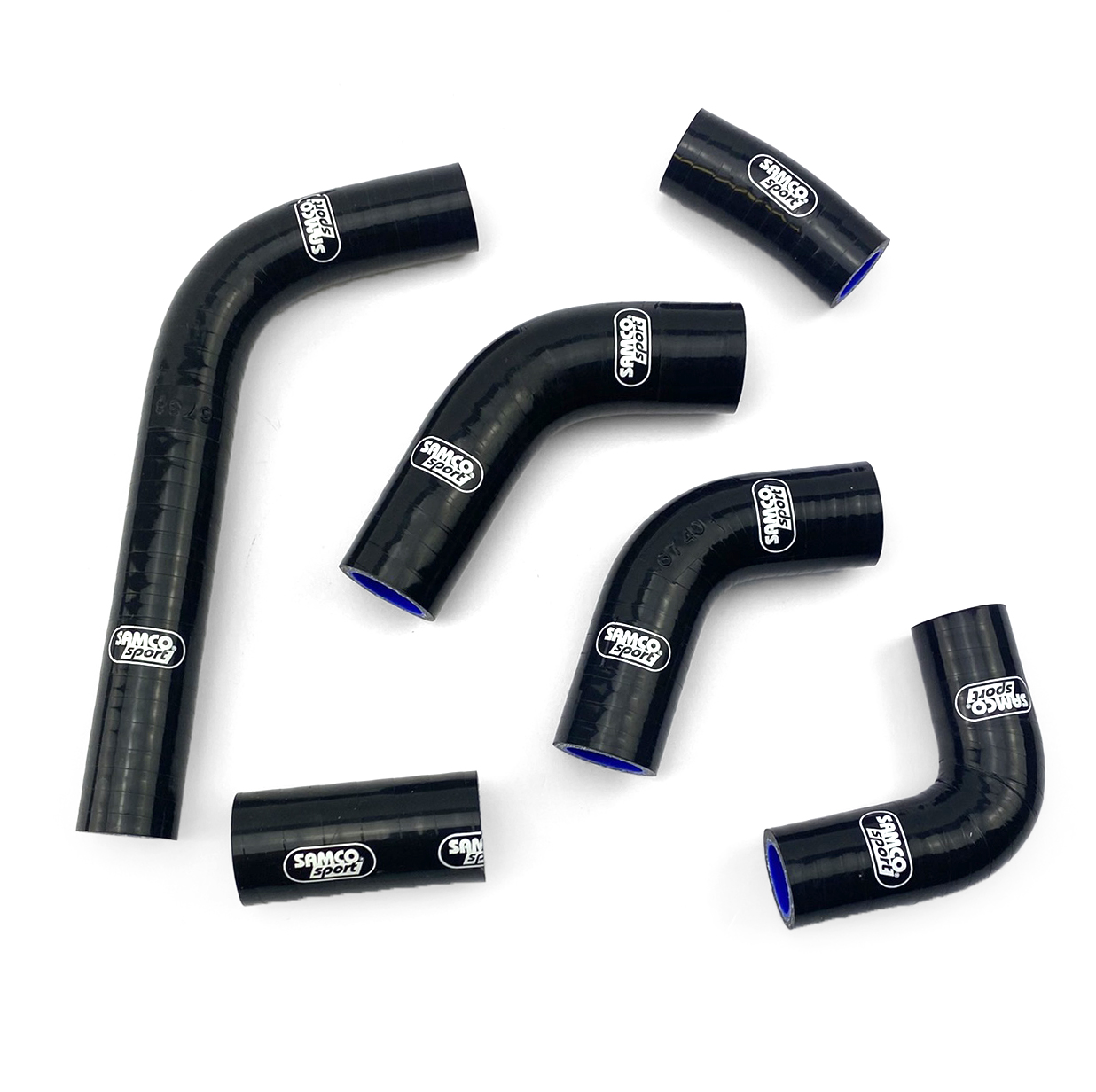 COOLANT HOSE 6 PIECE KIT BLACK 24-26 KAWASAKI 450 KX F OEM DESIGN SAMCO SPORT KAW-103-BK thumbnail 3