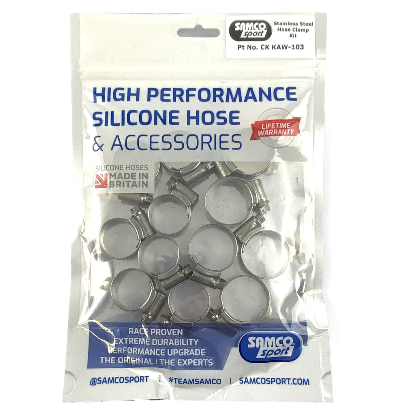 COOLANT HOSE STAINLESS KALE CLAMP KIT 24-26 KAWASAKI 450 KX F SAMCO SPORT CKKAW-103 thumbnail 2