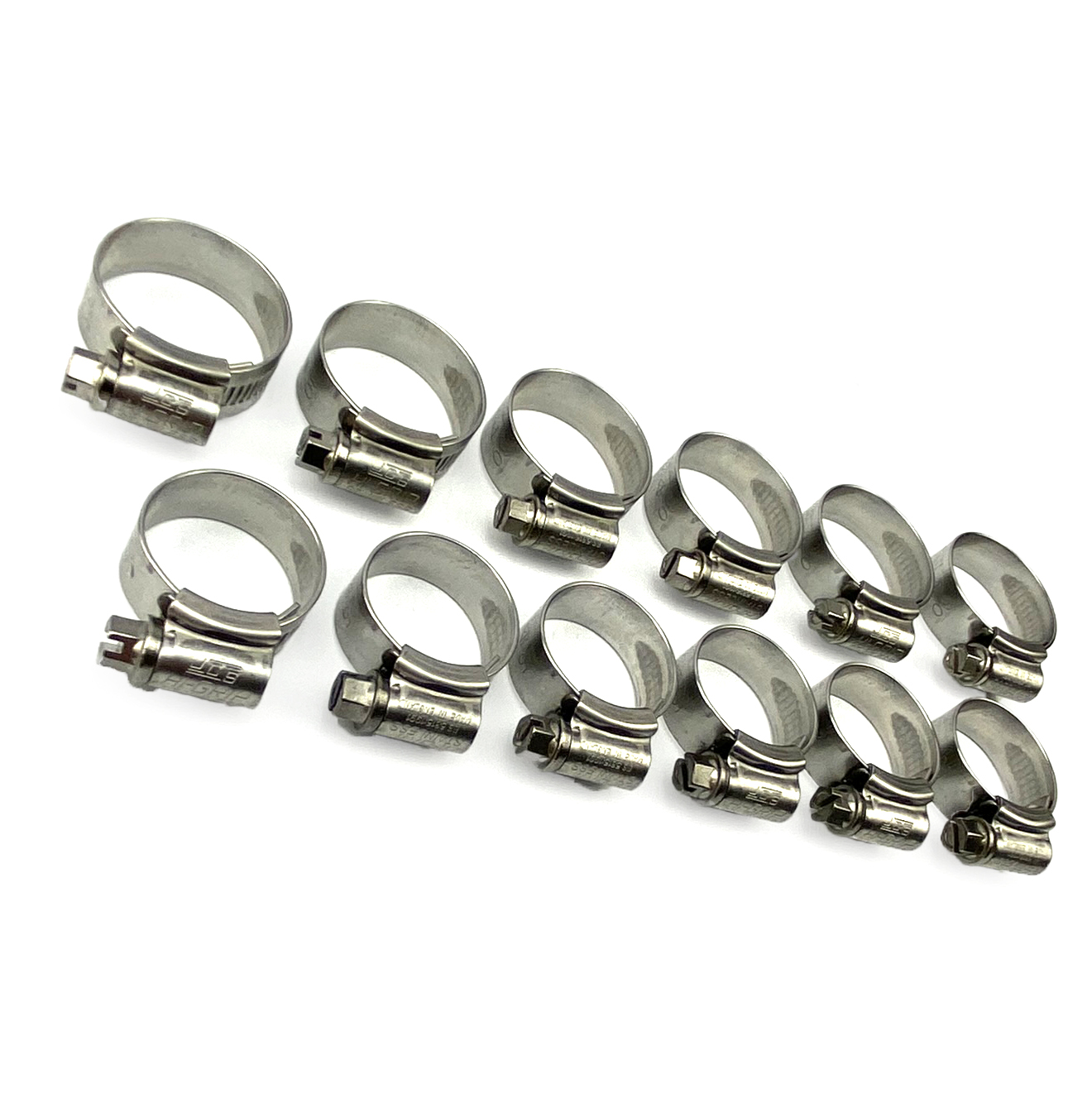 COOLANT HOSE STAINLESS KALE CLAMP KIT 24-26 KAWASAKI 450 KX F SAMCO SPORT CKKAW-103 image 1