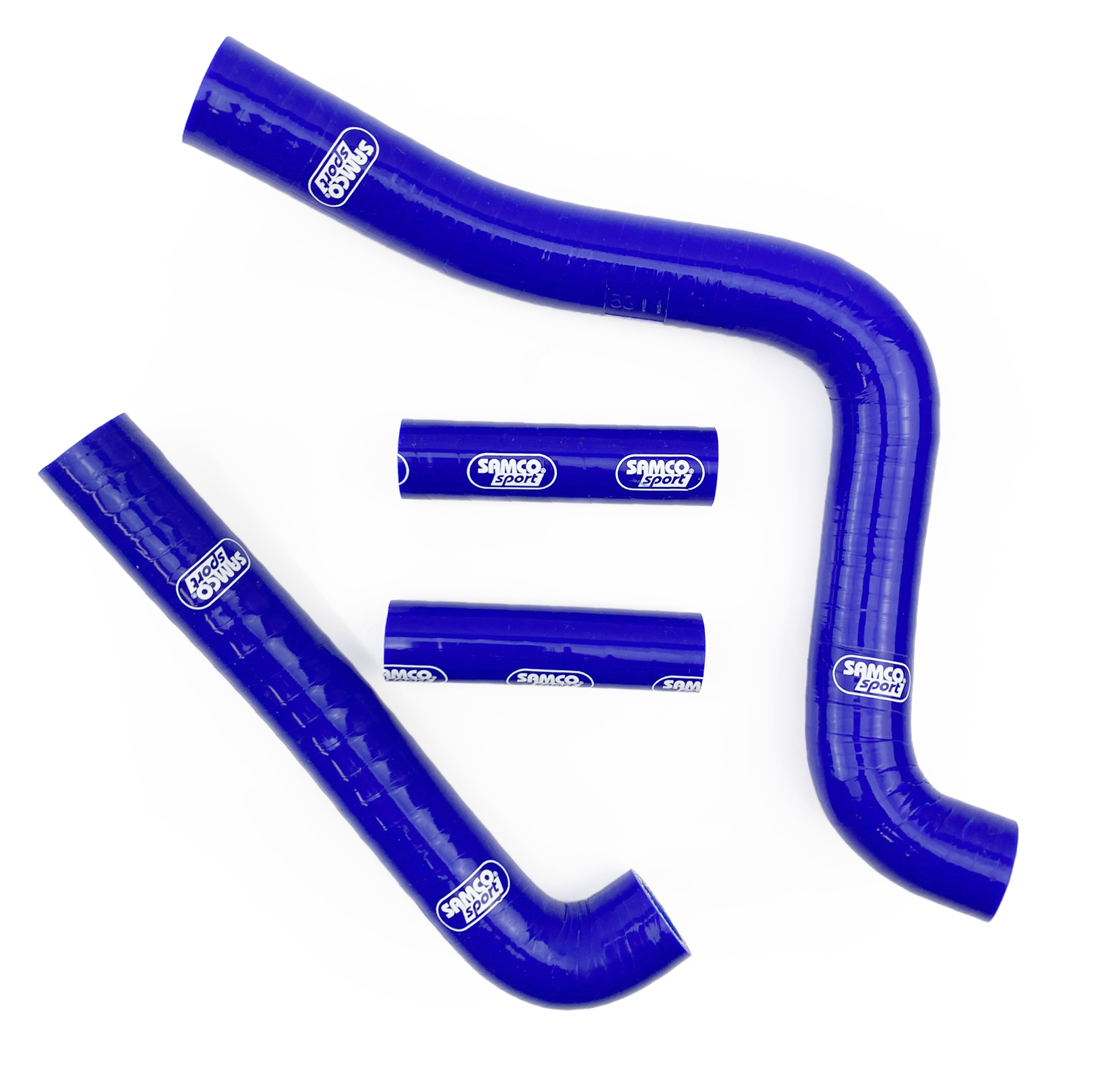 COOLANT HOSE 4 PIECE KIT BLUE 94-98 KAWASAKI 125 KX SAMCO SPORT KAW-82-BU thumbnail 2