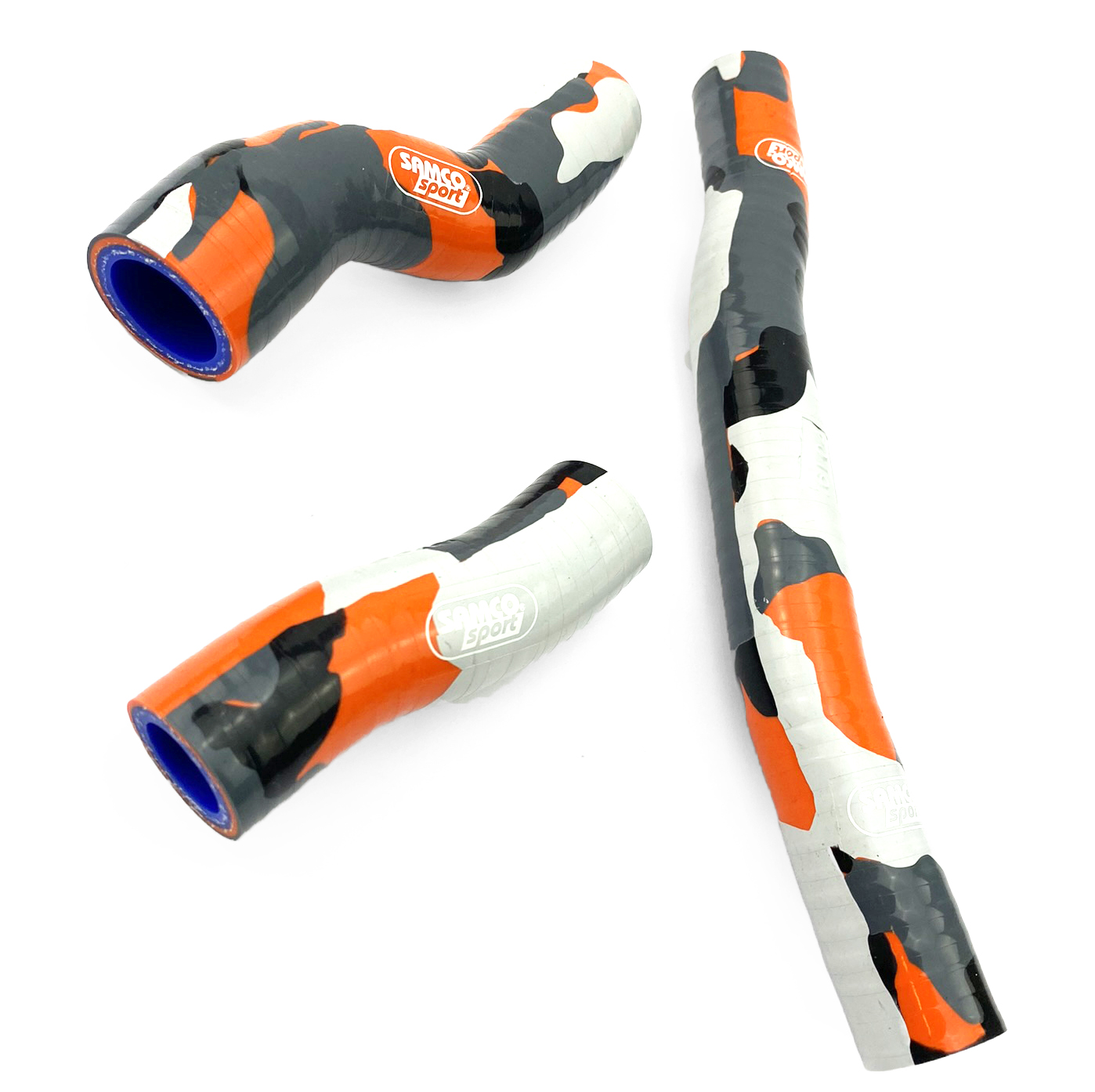 COOLANT HOSE 3 PIECE KIT CAMO 20-23 GAS HUSQ KTM 250 300 THERMO BYPASS SAMCO KTM-114-SOL image 1