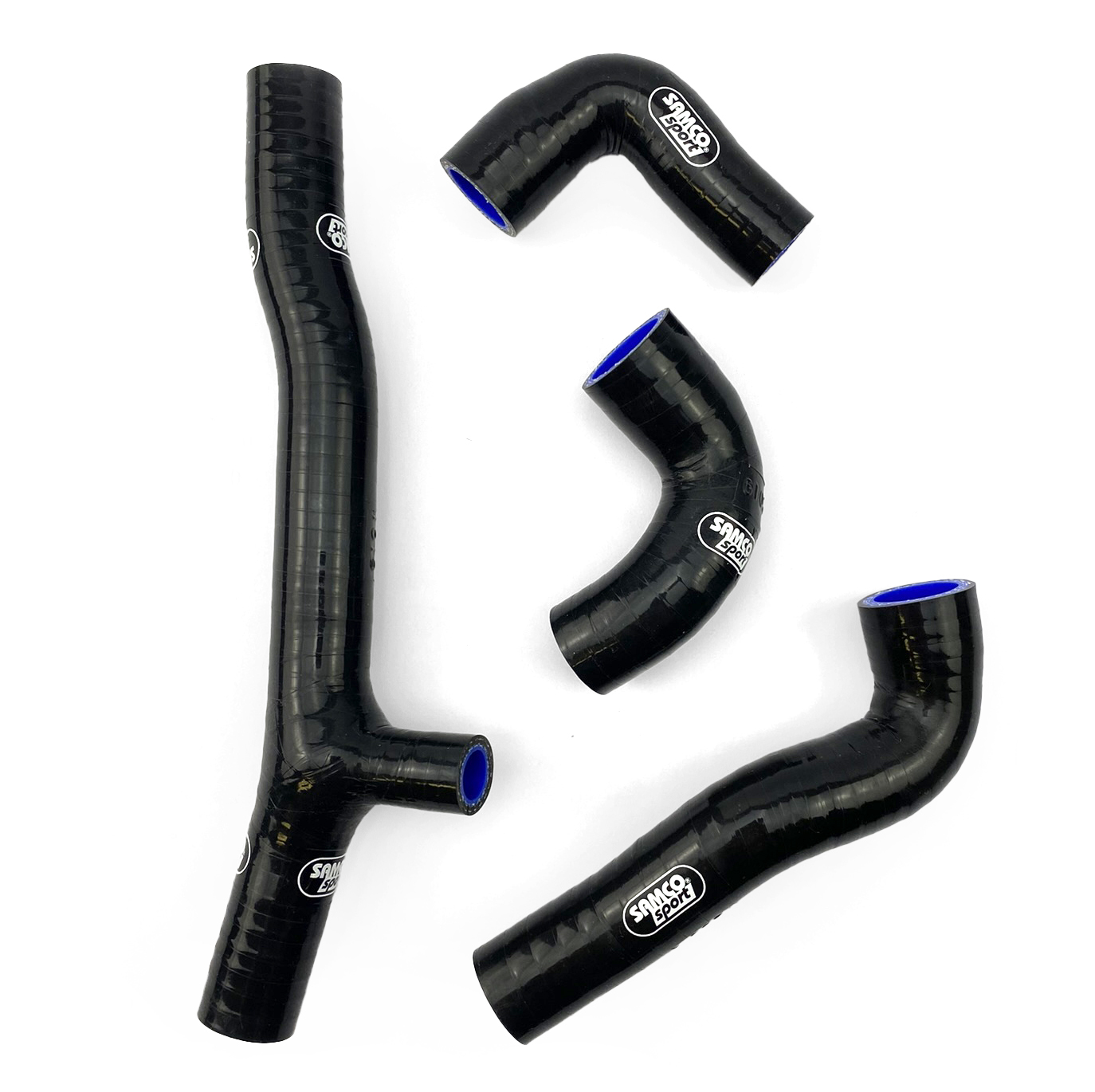 COOLANT HOSE 4 PIECE KIT BLACK 20-23 KTM 150 TE EXC XC-W TPI OEM DESIGN SAMCO KTM-120-BK thumbnail 3