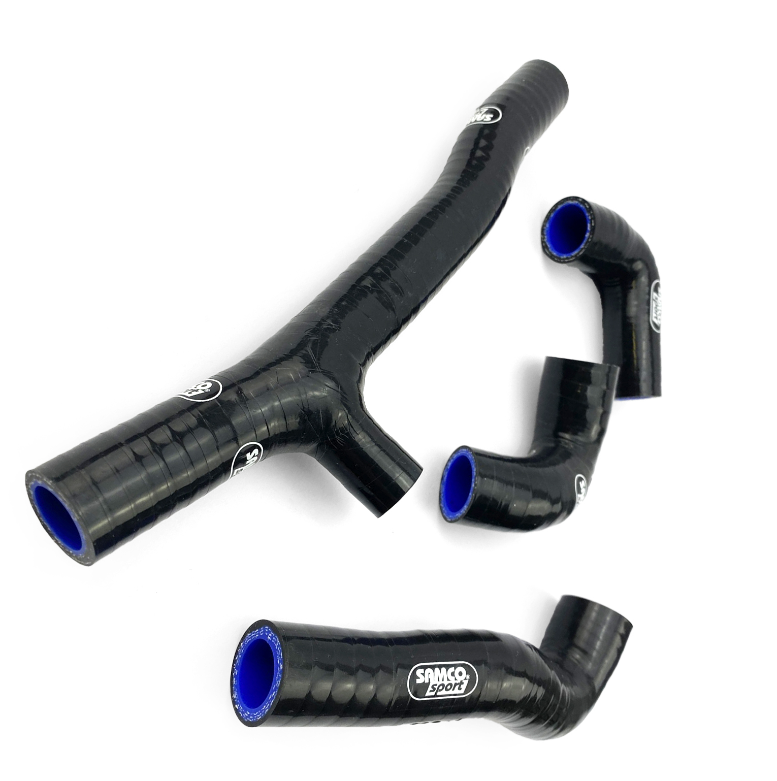 COOLANT HOSE 4 PIECE KIT BLACK 20-23 KTM 150 TE EXC XC-W TPI OEM DESIGN SAMCO KTM-120-BK image 1