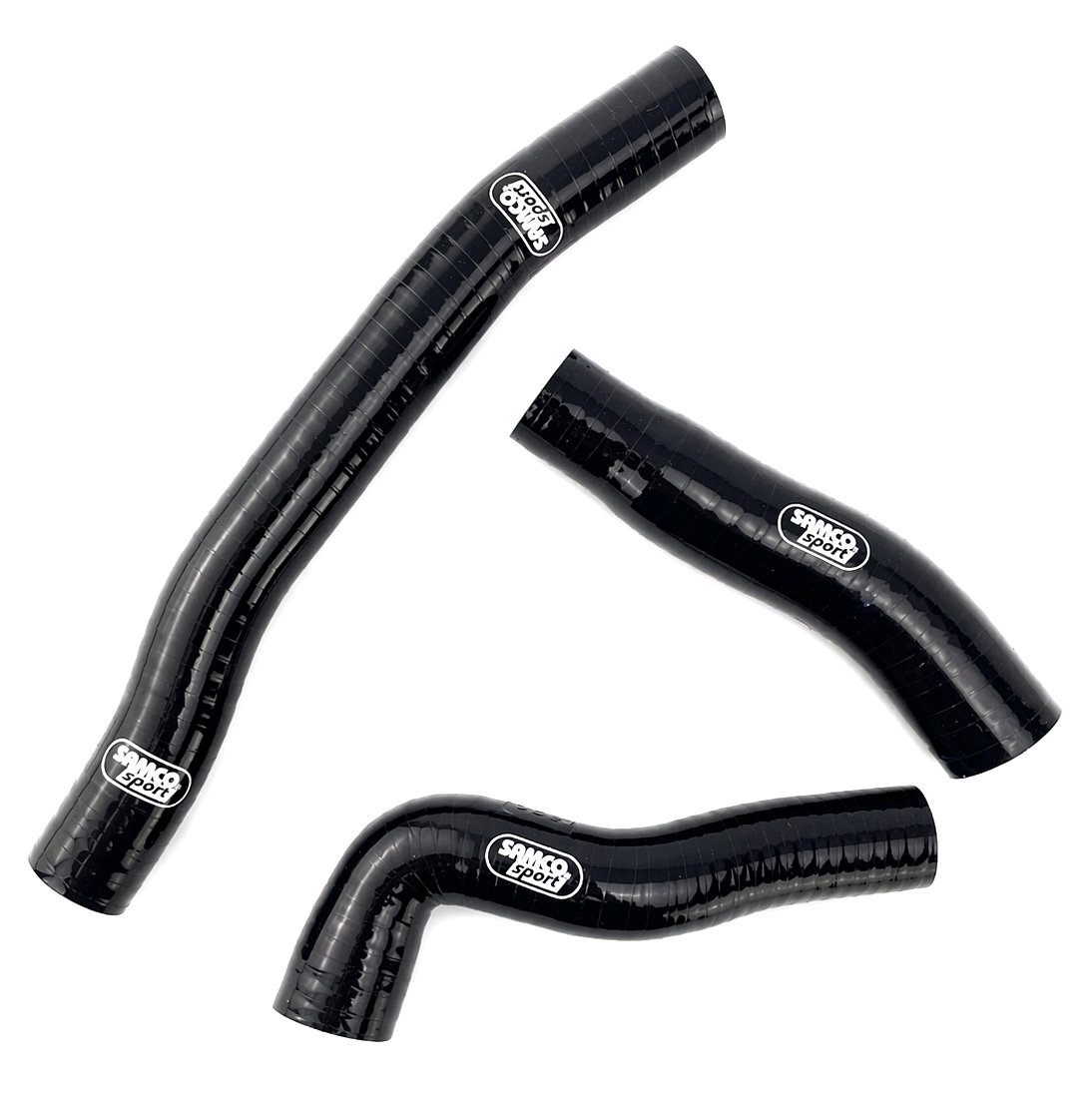 COOLANT HOSE 3 PIECE KIT BLACK 20-23 HUSQ KTM 150 EXC XC-W TPI THERMO BYPASS SAMCO KTM-121-BK thumbnail 2