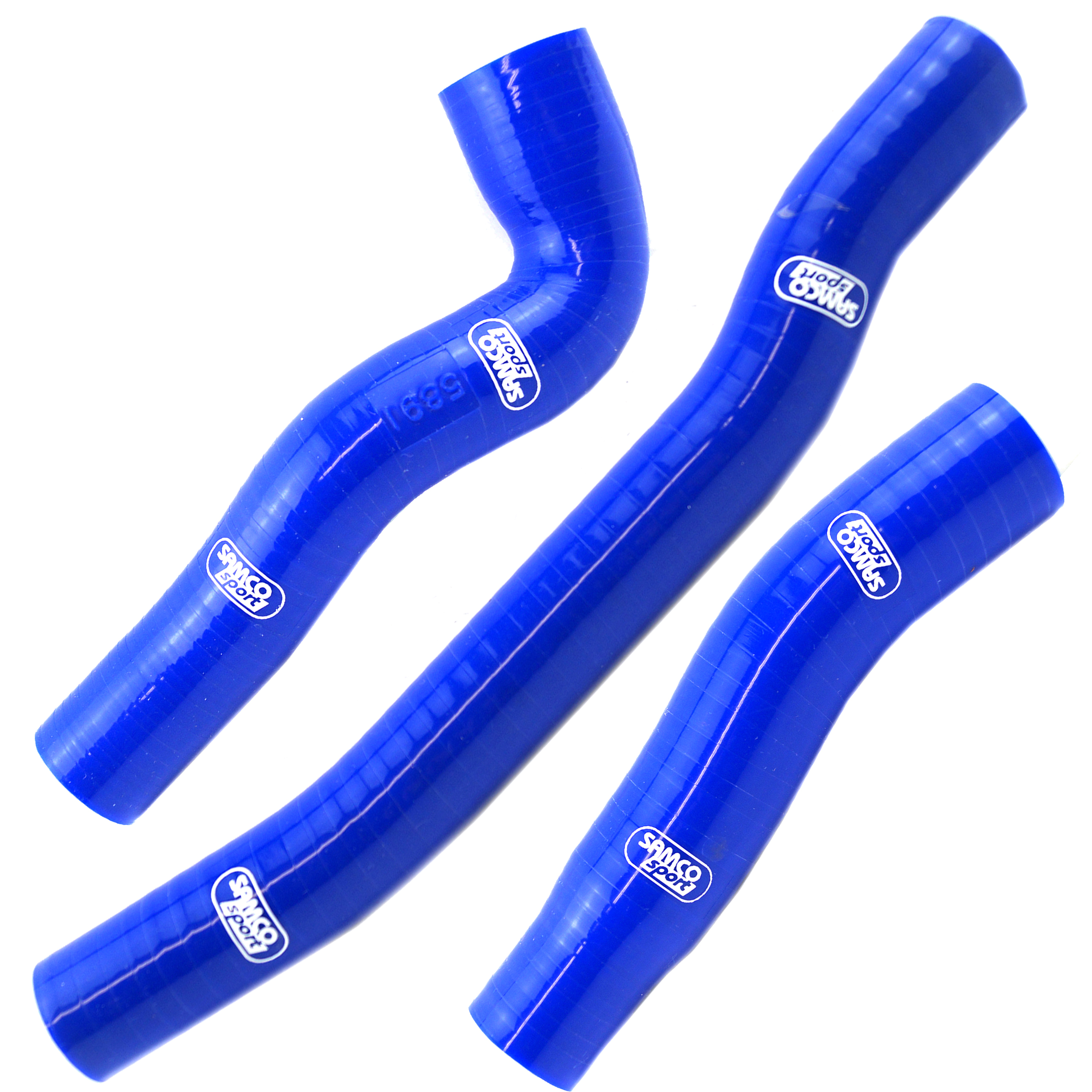 COOLANT HOSE 3 PIECE KIT BLUE 20-23 HUSQ KTM 150 EXC XC-W TPI THERMO BYPASS SAMCO KTM-121-BU