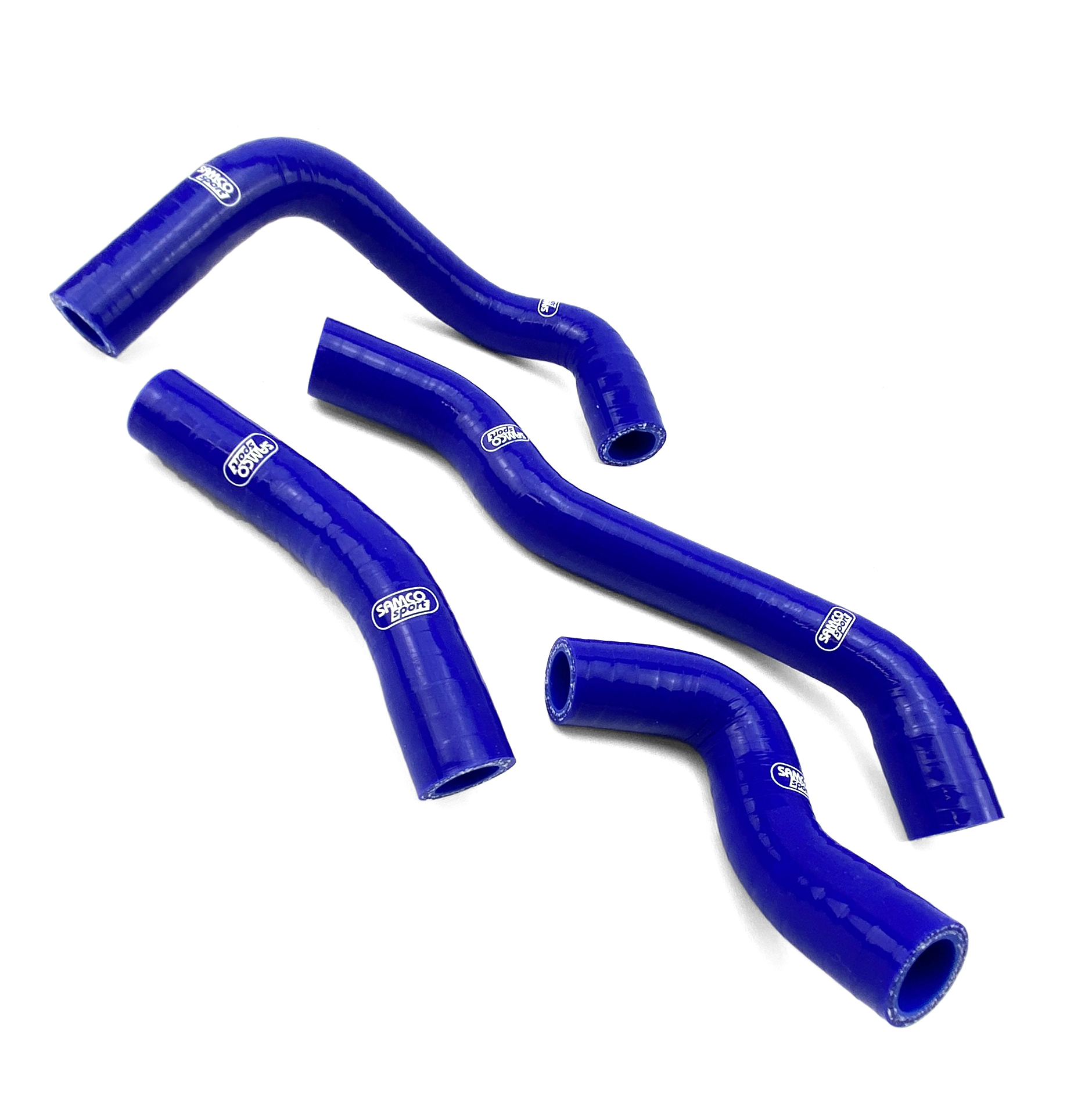 COOLANT HOSE 4 PIECE KIT BLUE 20-24 KTM 390 ADVENTURE RC SAMCO SPORT KTM-124-BU image 1