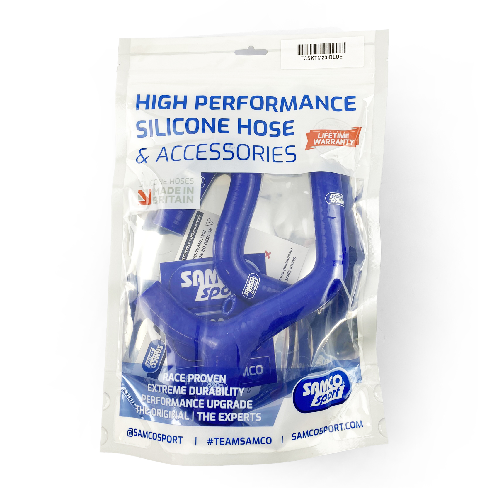 COOLANT HOSE 3 PIECE KIT BLUE 08-11 KTM 400 450 530 EXC XC-W F R THERMO BYPASS SAMCO KTM-23-BU thumbnail 2