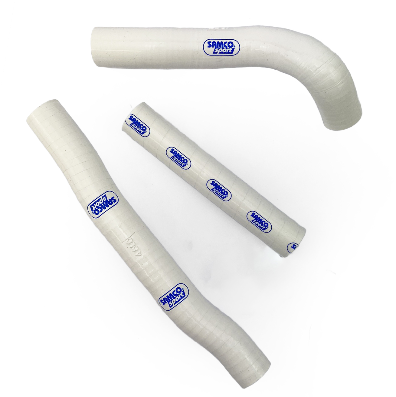 COOLANT HOSE 3 PIECE KIT WHITE 16-19 KTM HUSQ 125 150 SX XC-W THERMO BYPASS SAMCO KTM-73-WH thumbnail 3