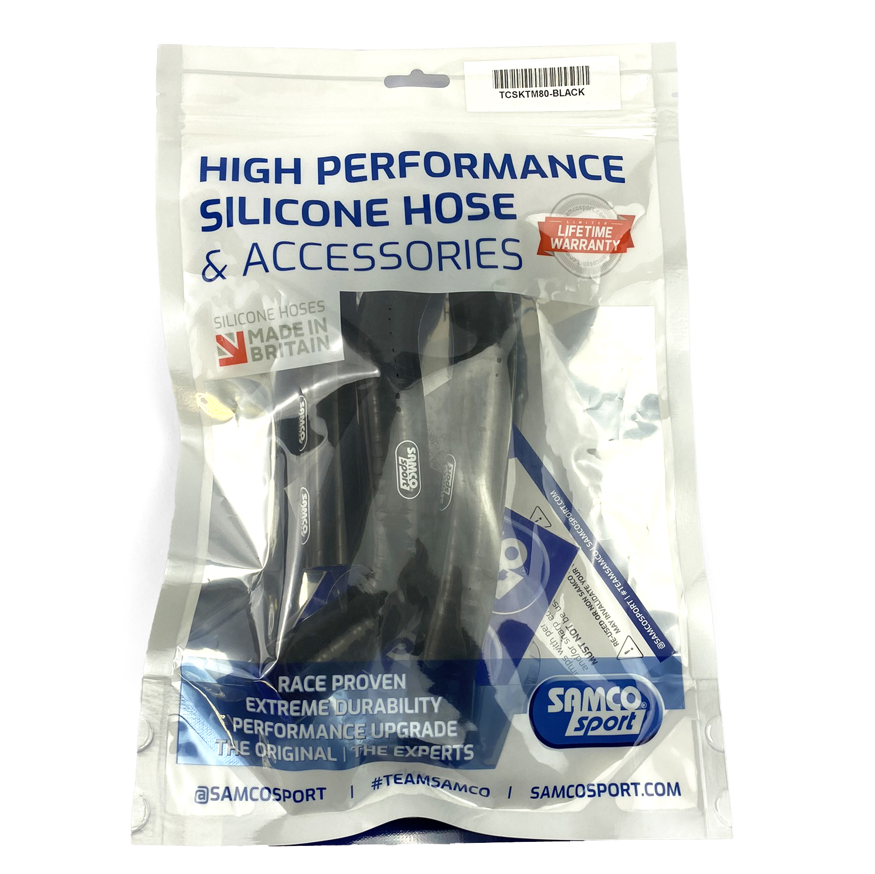COOLANT HOSE 3 PIECE KIT BLACK 16-19 KTM HUSQ 250 350 THERMOSTAT BYPASS SAMCO KTM-80-BK thumbnail 2