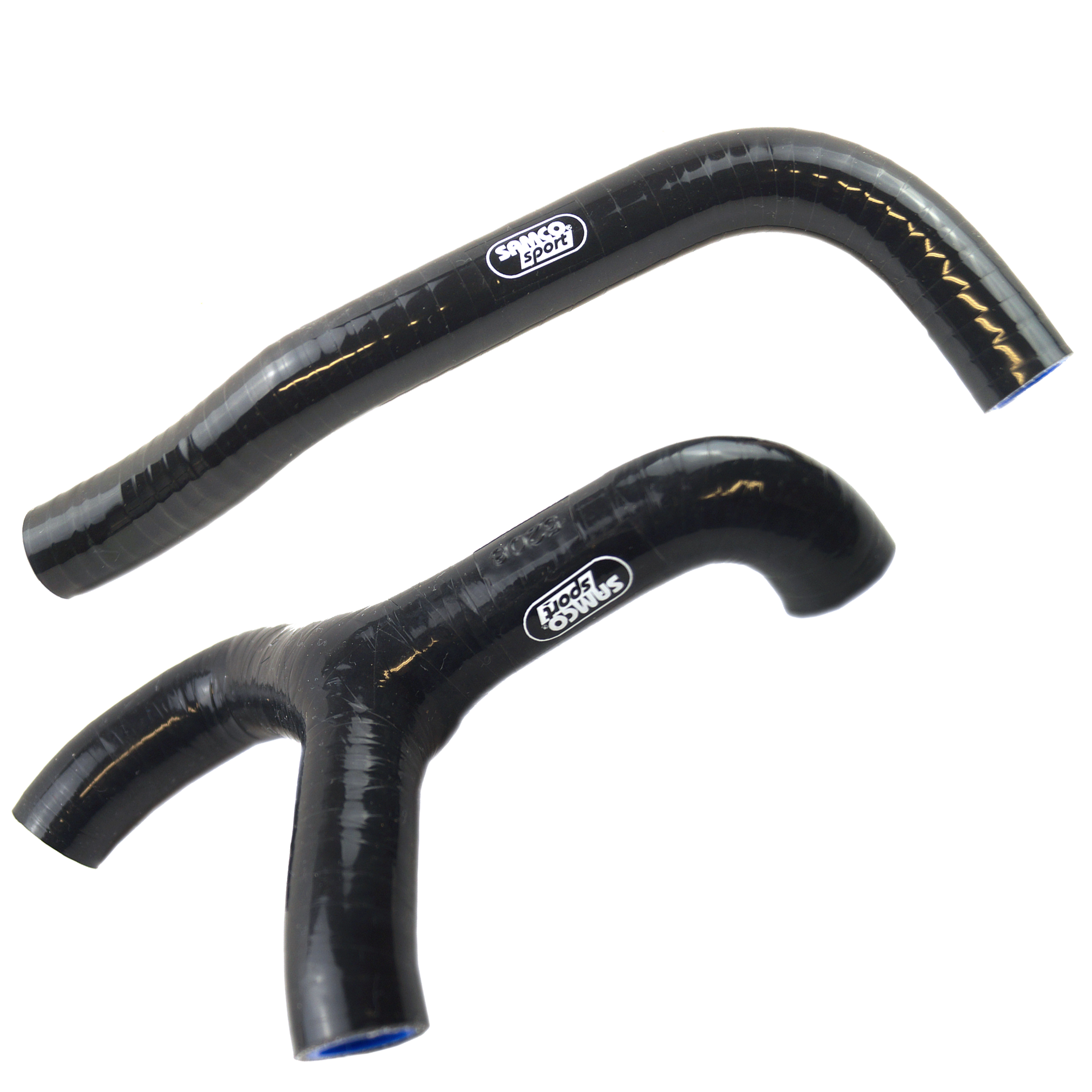COOLANT HOSE 2 PIECE KIT BLACK 16-23 KTM HUSQ GAS 65 'Y' RACE DESIGN SAMCO KTM-86-BK image 1