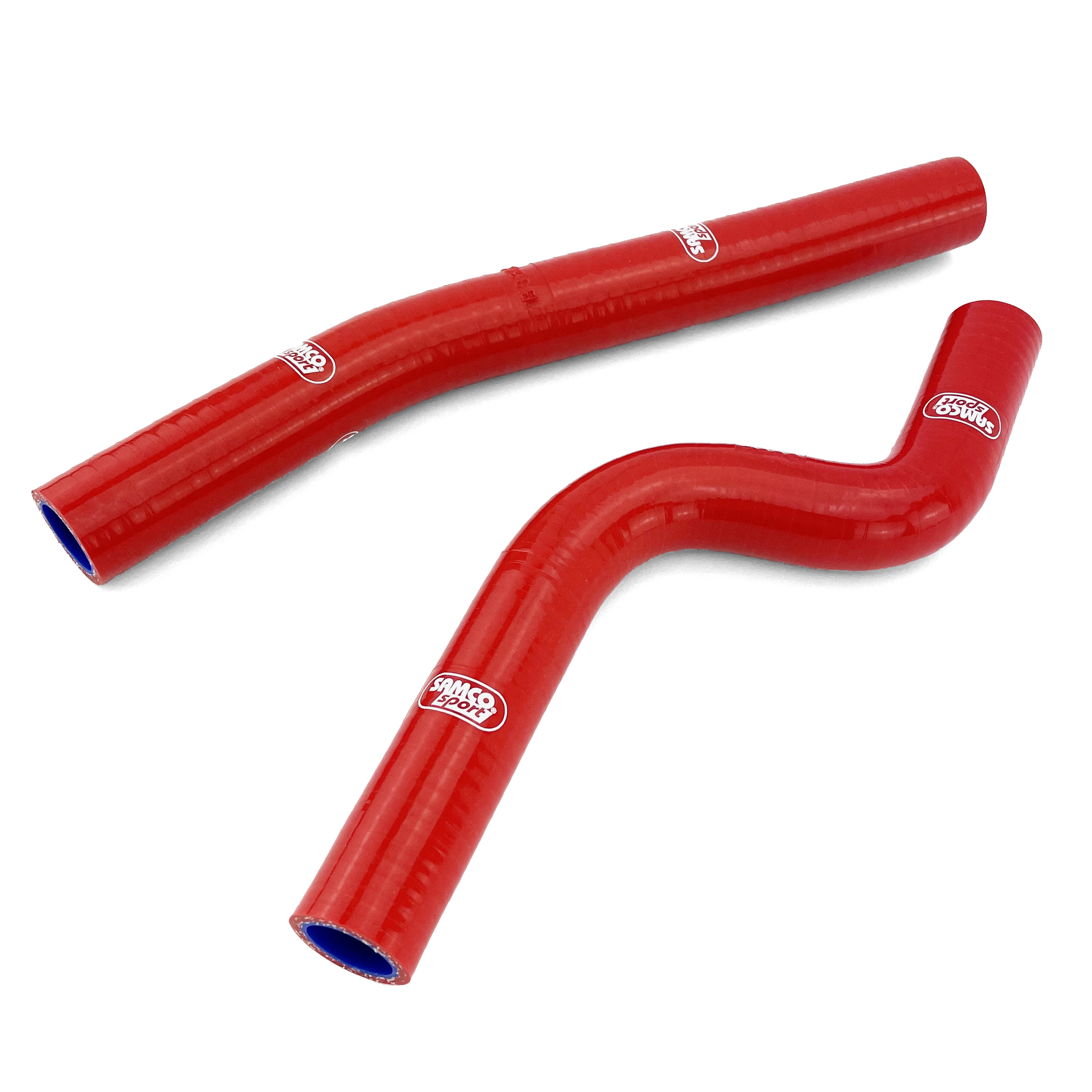 COOLANT HOSE 2 PIECE KIT RED 03-07 POLARIS 500 PREDATOR SAMCO SPORT POL-1-RD image 1