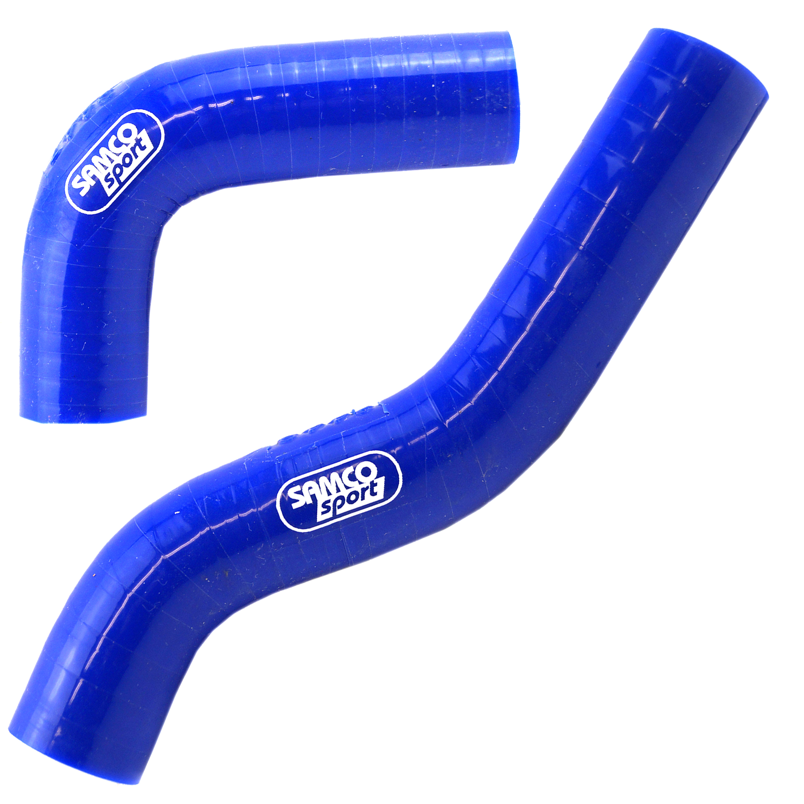 COOLANT HOSE 2 PIECE KIT BLUE 10 SHERCO 125 250 290 SAMCO SPORT SHE-1-BU image 1