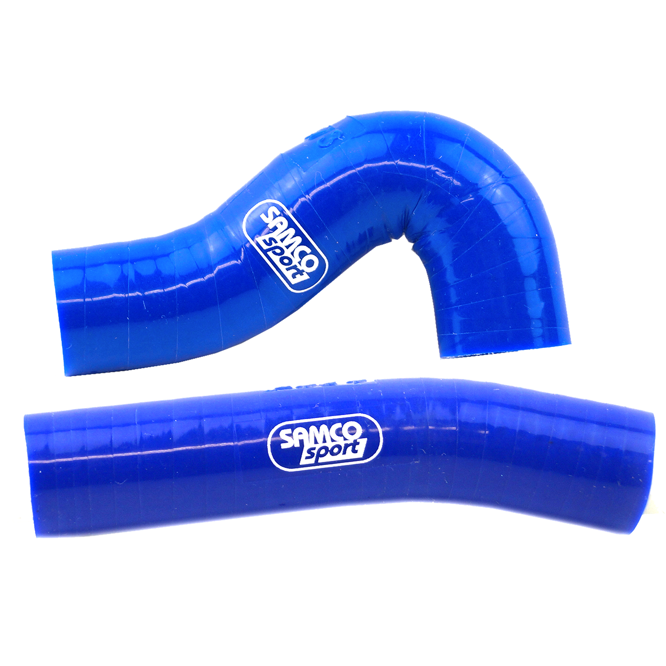 COOLANT HOSE 2 PIECE KIT BLUE 12-15 SHERCO 125 250 290 2T SAMCO SPORT SHE-2-BU image 1