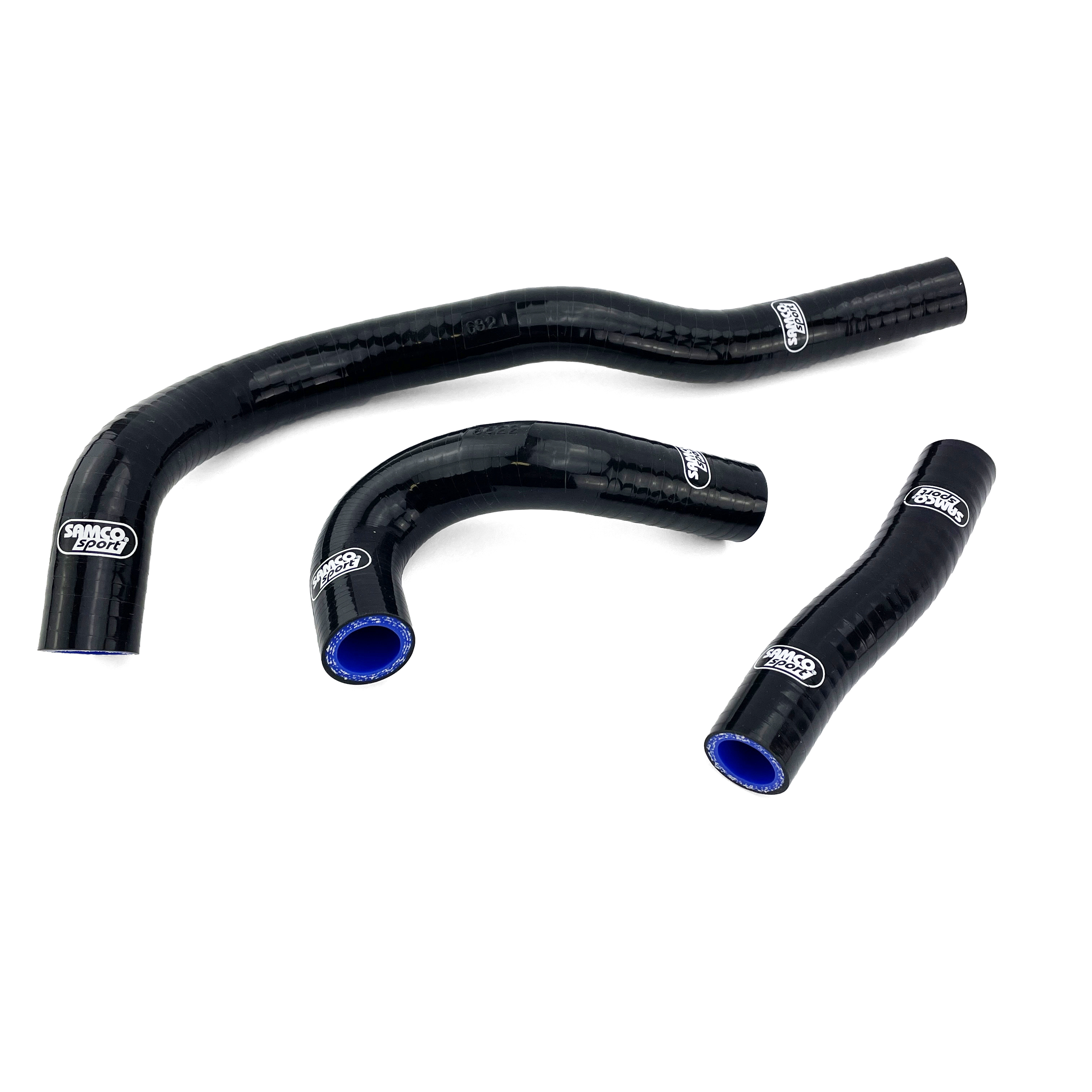 COOLANT HOSE 3 PIECE KIT BLACK STARK VARG EX MX 1.0 1.2 OEM DESIGN SAMCO STA-1-BK image 1