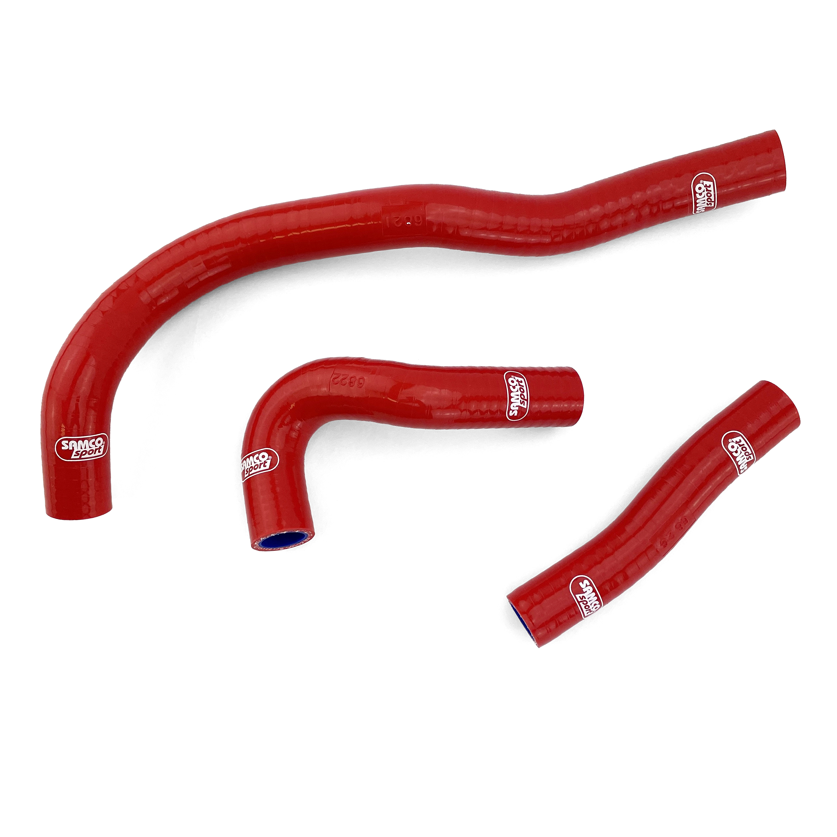 COOLANT HOSE 3 PIECE KIT RED STARK VARG EX MX 1.0 1.2 OEM DESIGN SAMCO STA-1-RD thumbnail 2