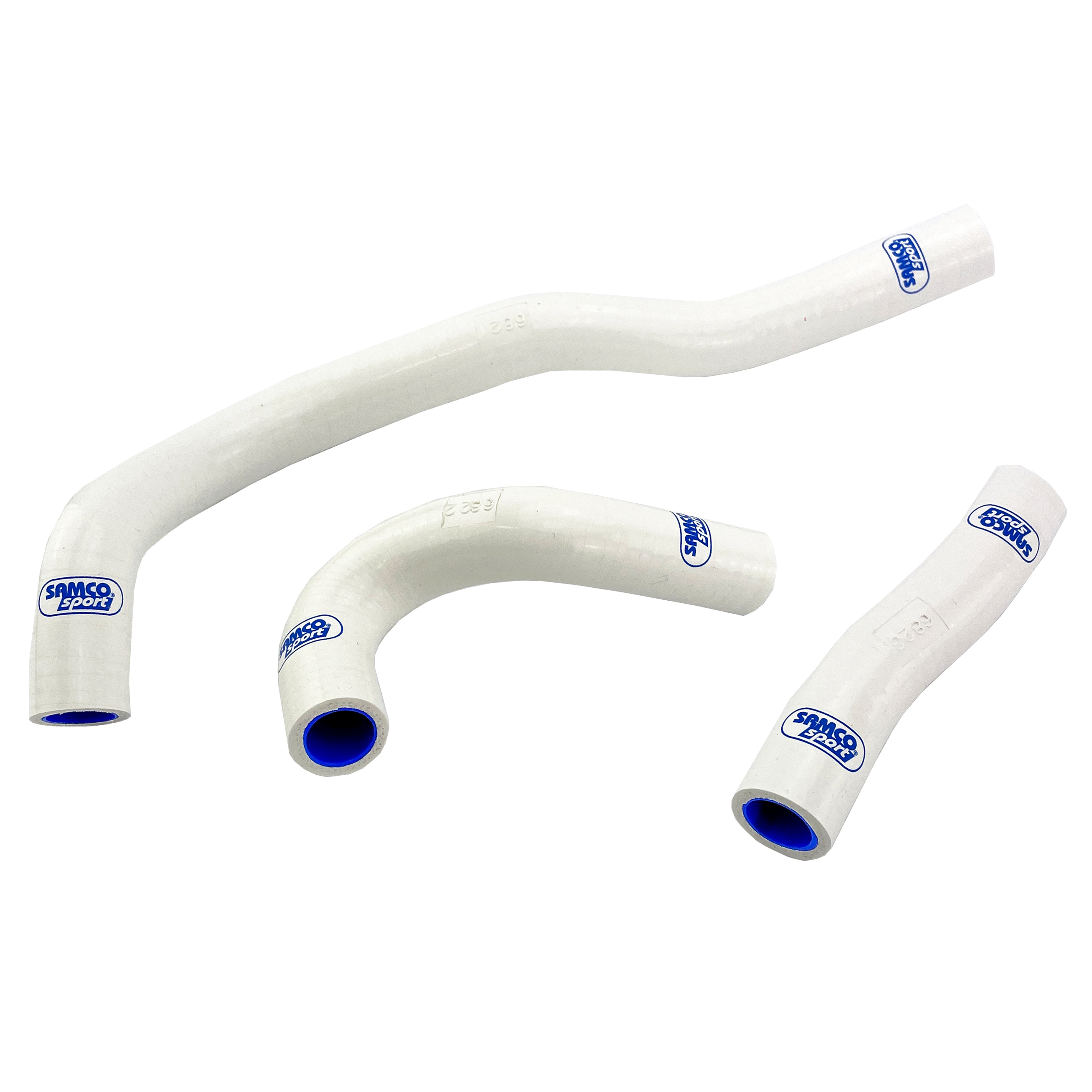 COOLANT HOSE 3 PIECE KIT WHITE STARK VARG EX MX OEM DESIGN SAMCO SPORT STA-1-WH image 1