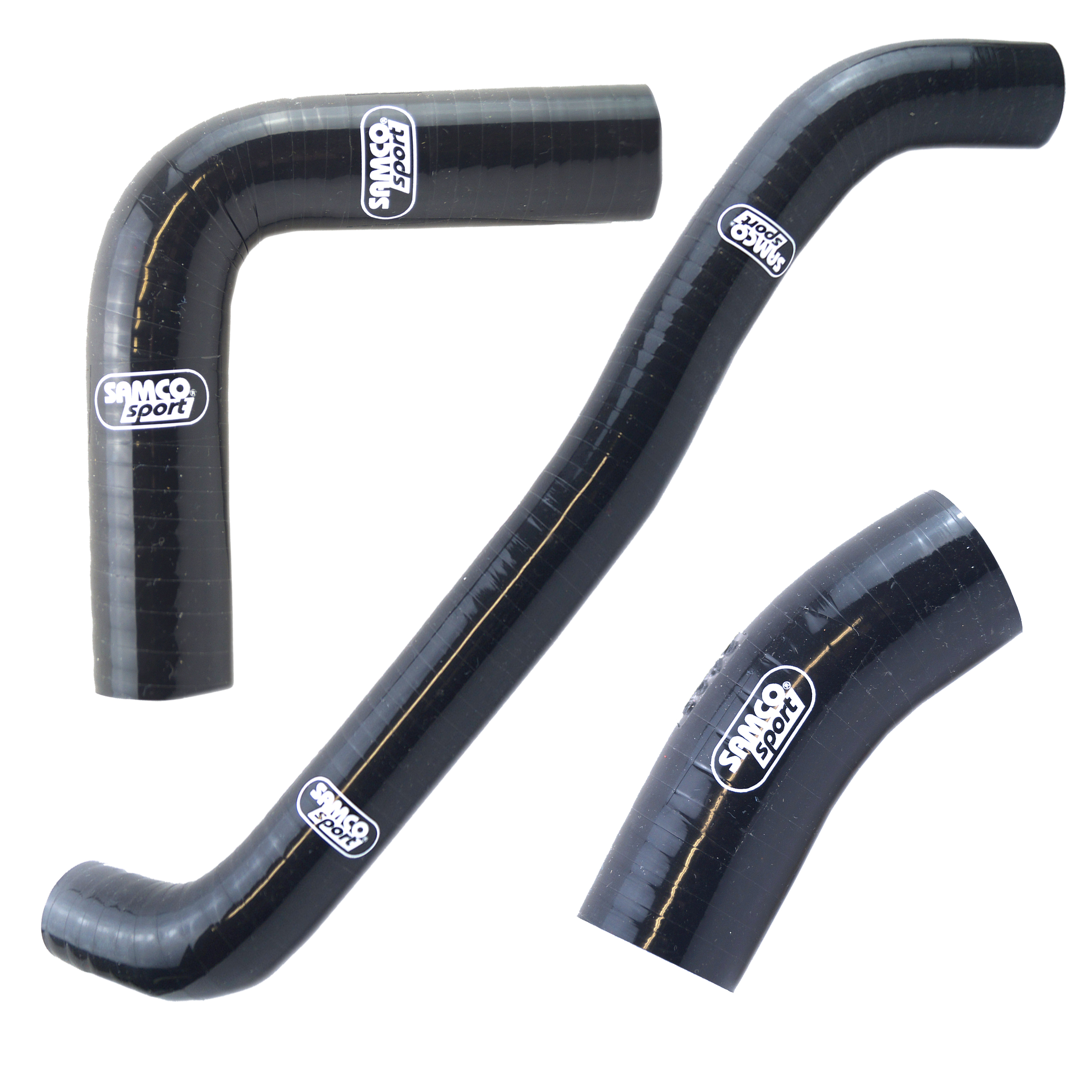 COOLANT HOSE 3 PIECE KIT BLACK 00-16 SUZUKI DR Z 400 S SM SAMCO SPORT SUZ-25-BK