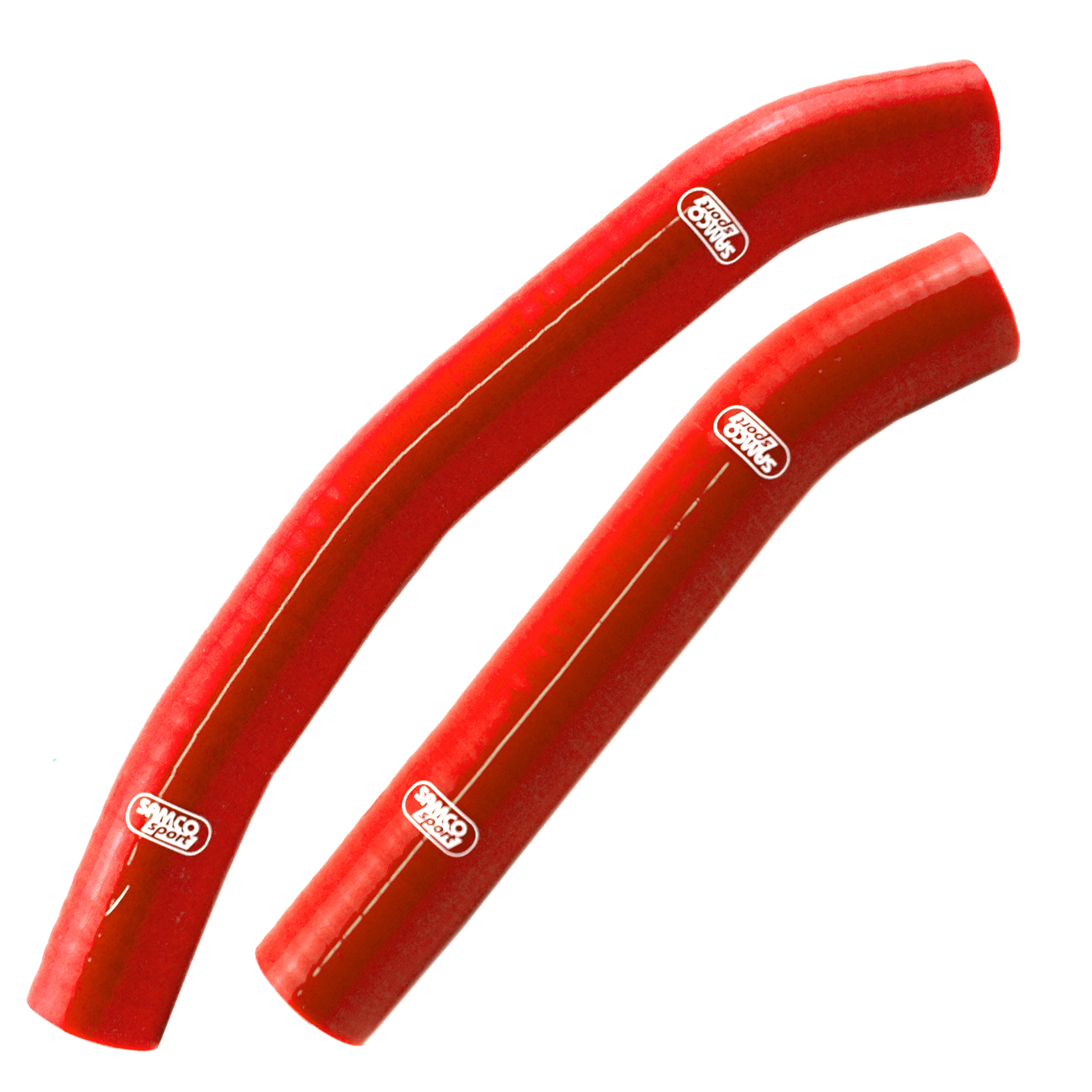 COOLANT HOSE 2 PIECE KIT RED 06-18 SUZUKI 450 LTR SAMCO SPORT SUZ-31-RD image 1