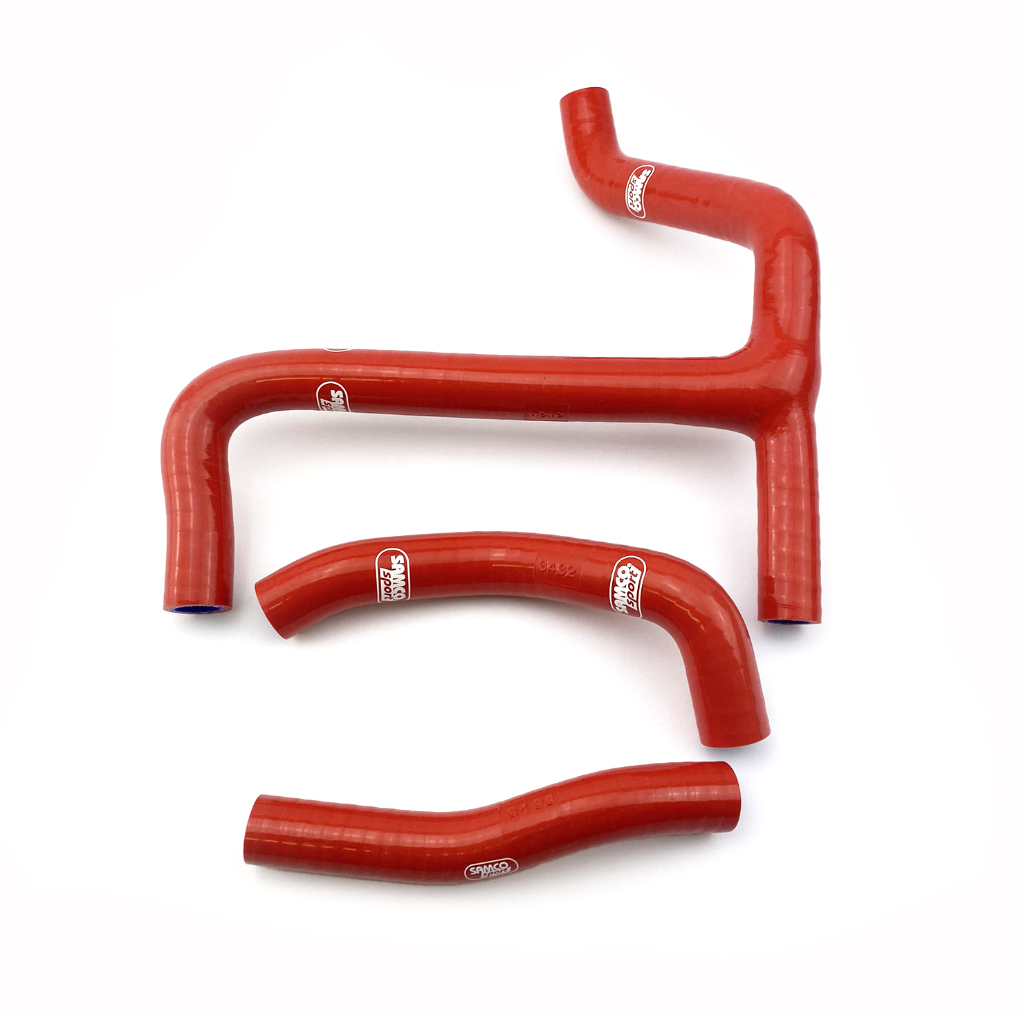 COOLANT HOSE 3 PIECE KIT RED 2010 SUZUKI 250 RM Z SAMCO SPORT SUZ-37-RD
