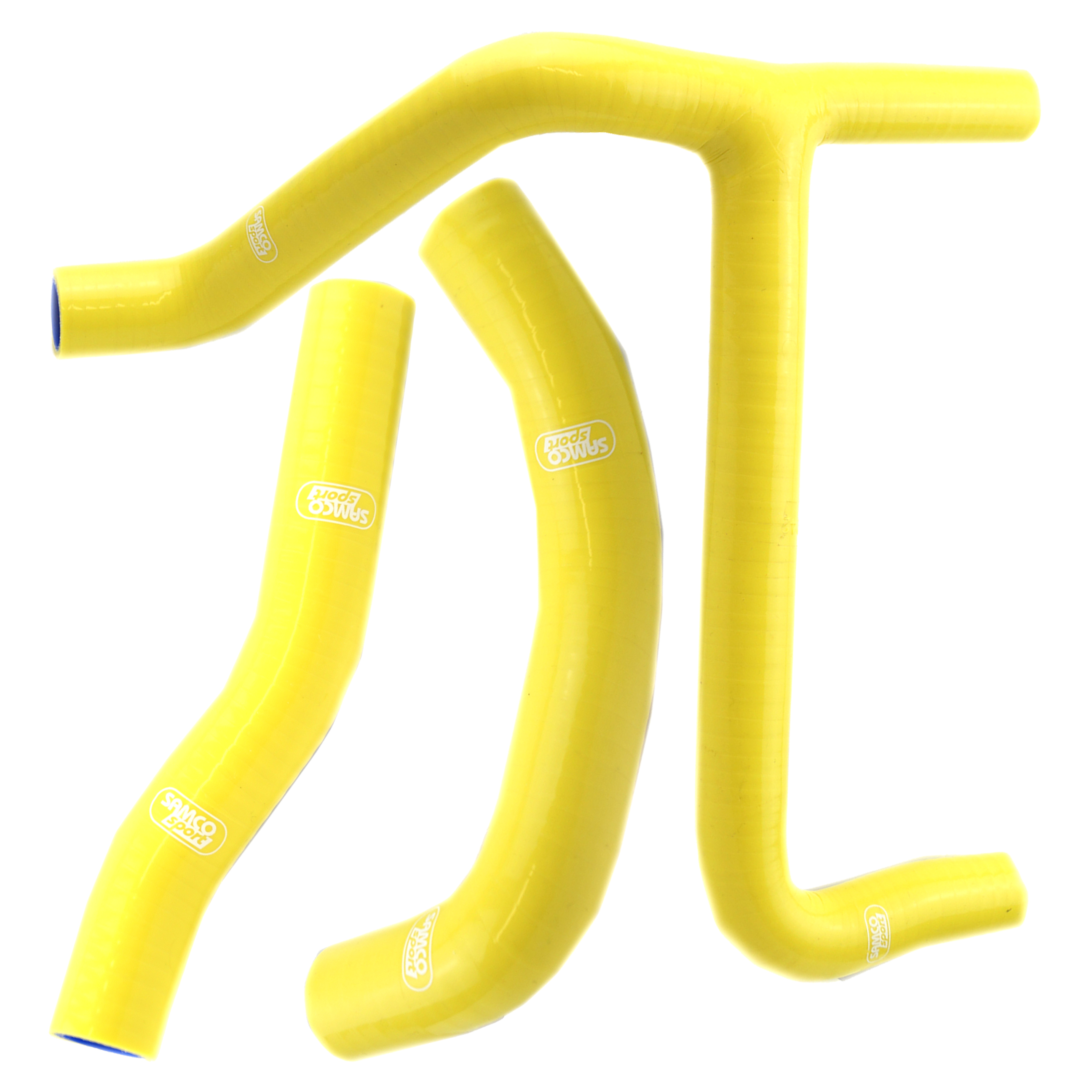 COOLANT HOSE 3 PIECE KIT YELLOW 10 SUZUKI 250 RM Z 250 SAMCO SPORT SUZ-37-YE