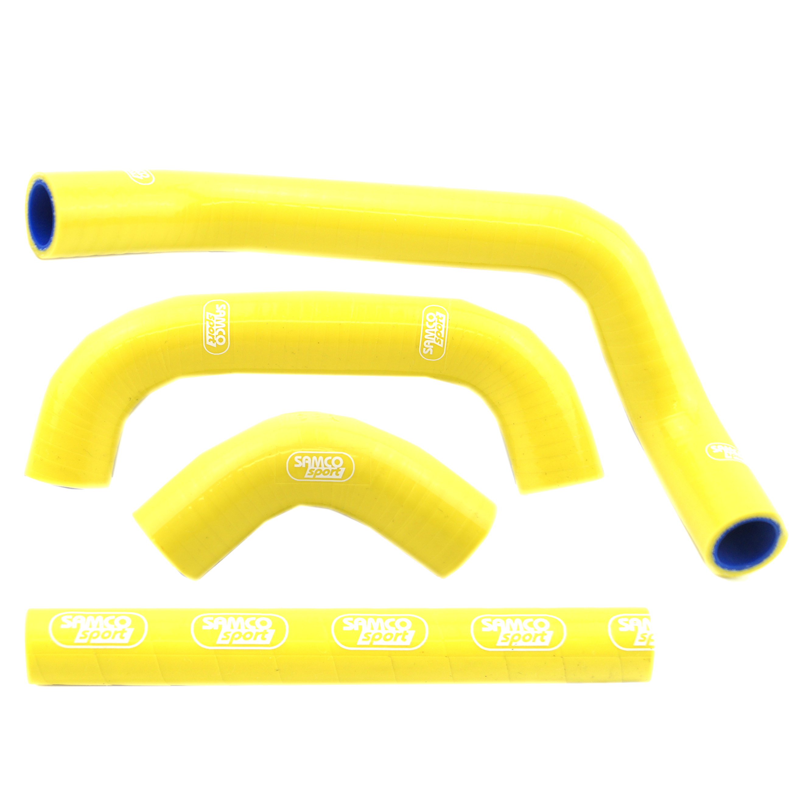 COOLANT HOSE 4 PIECE KIT YELLOW 82-83 SUZUKI RM 250 SAMCO SPORT SUZ-51-YE