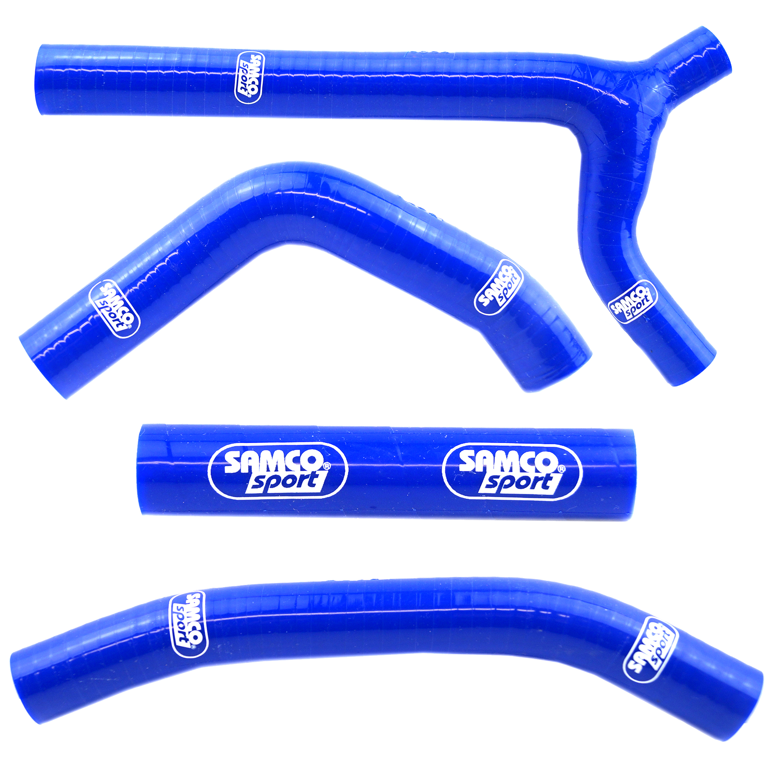 COOLANT HOSE 4 PIECE KIT BLUE 93-95 SUZUKI 250 RM SAMCO SPORT SUZ-56-BU image 1