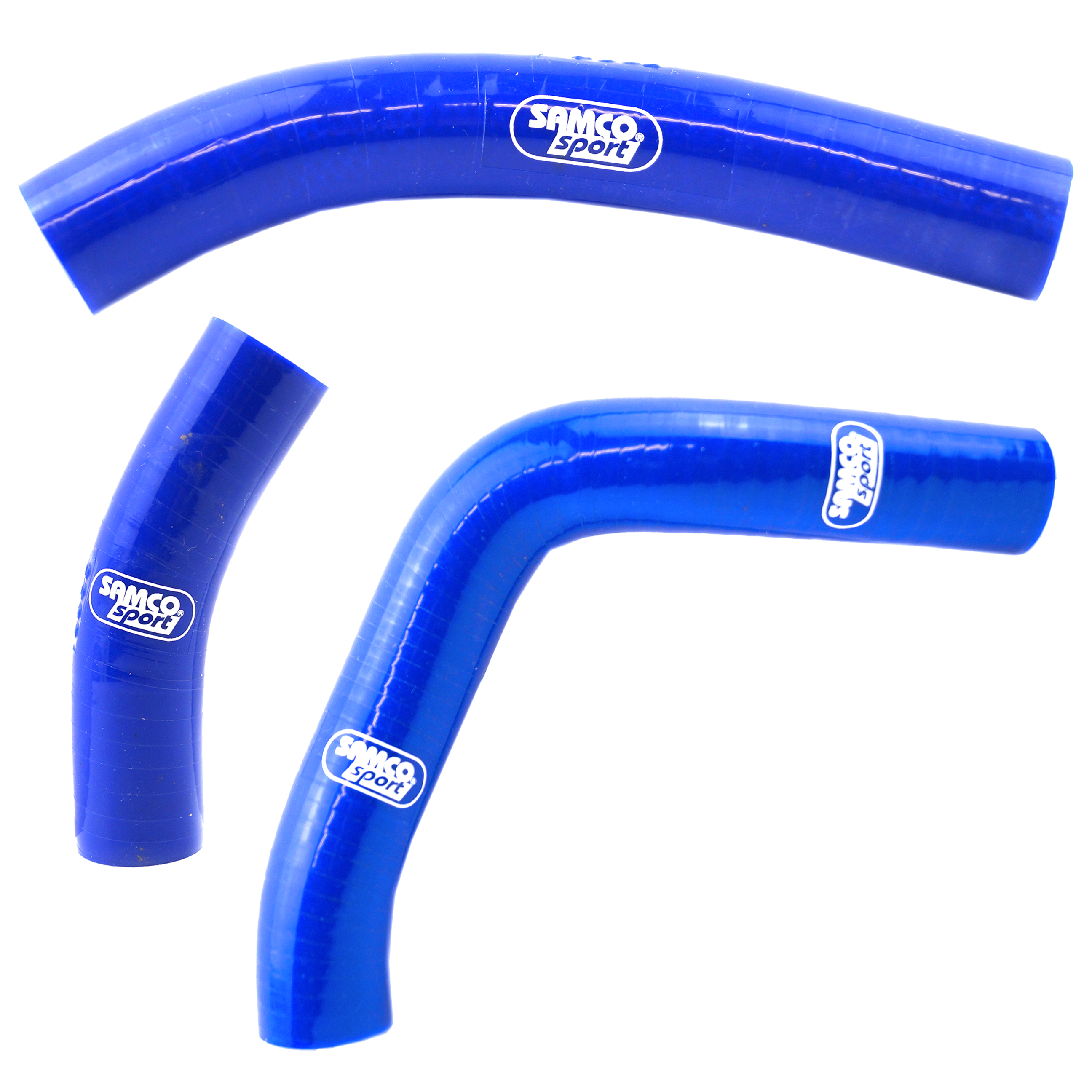 COOLANT HOSE 3 PIECE KIT BLUE 88 SUZUKI 250 RM 250 SAMCO SPORT SUZ-59-BU image 1