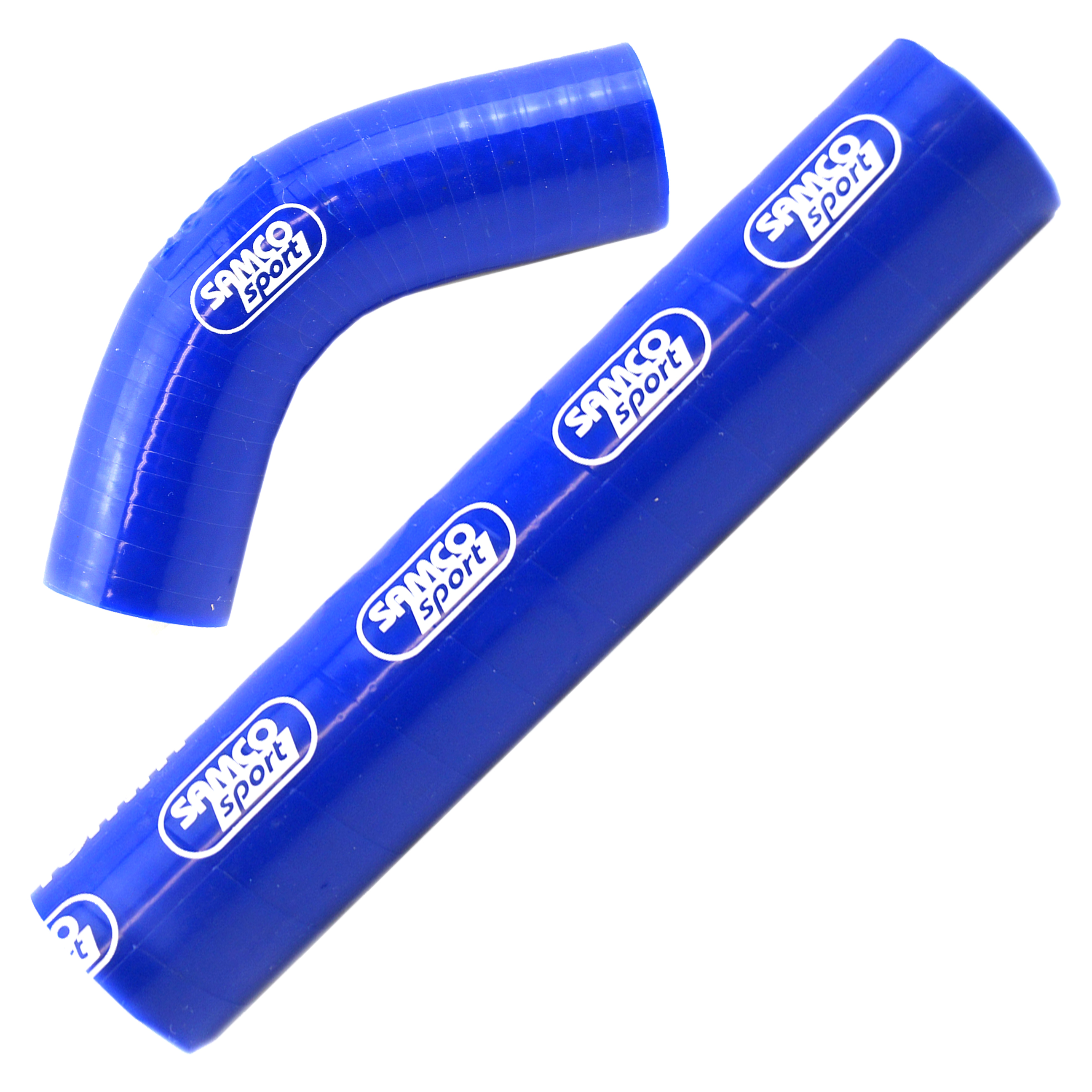 COOLANT HOSE 2 PIECE KIT BLUE 16-20 TRS 125 250 280 300 ONE SAMCO SPORT TRS-1-BU image 1